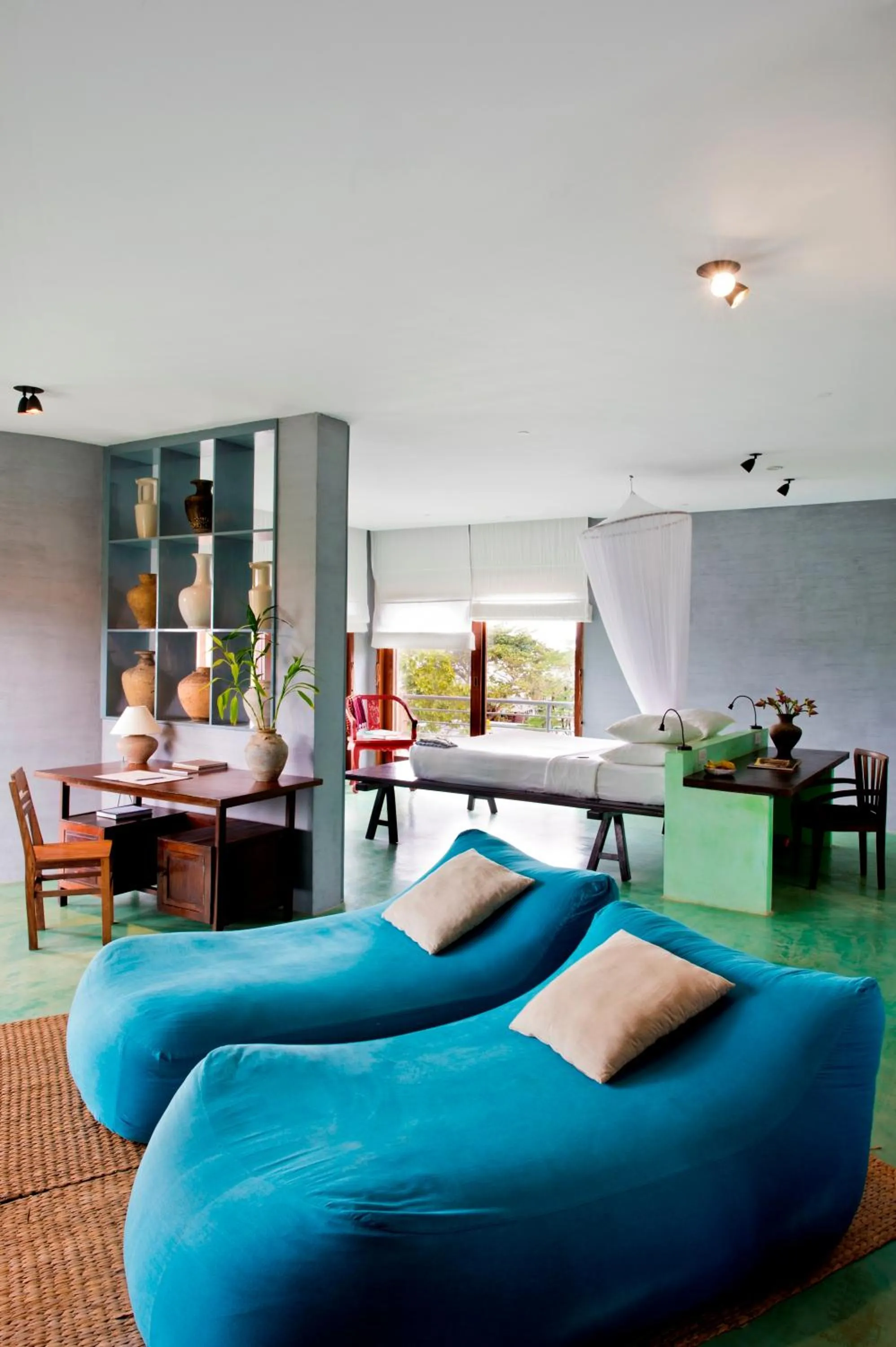 Seating area in Knai Bang Chatt Resort