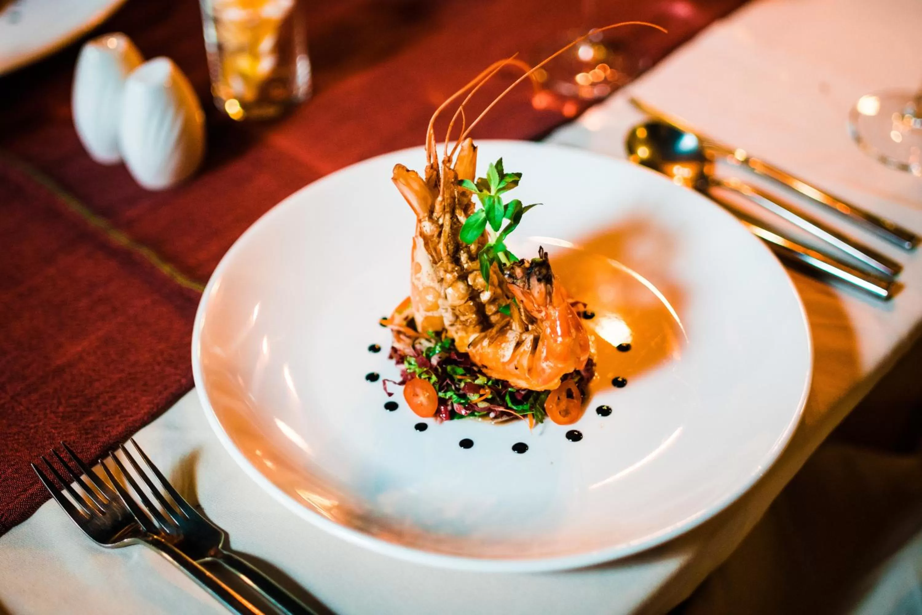 Lunch, Food in Model Residence & Spa