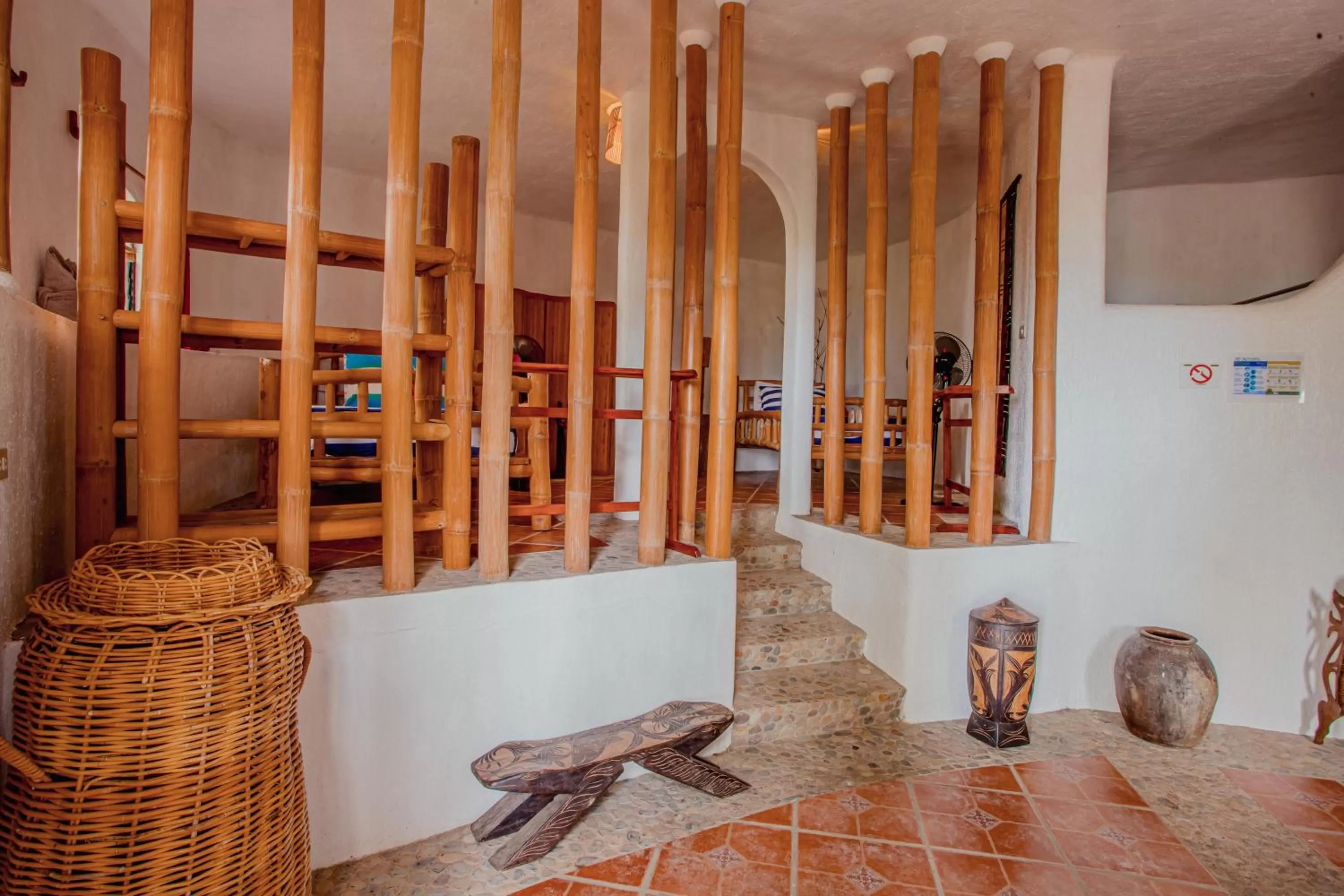 Bed in Atremaru Jungle Retreat