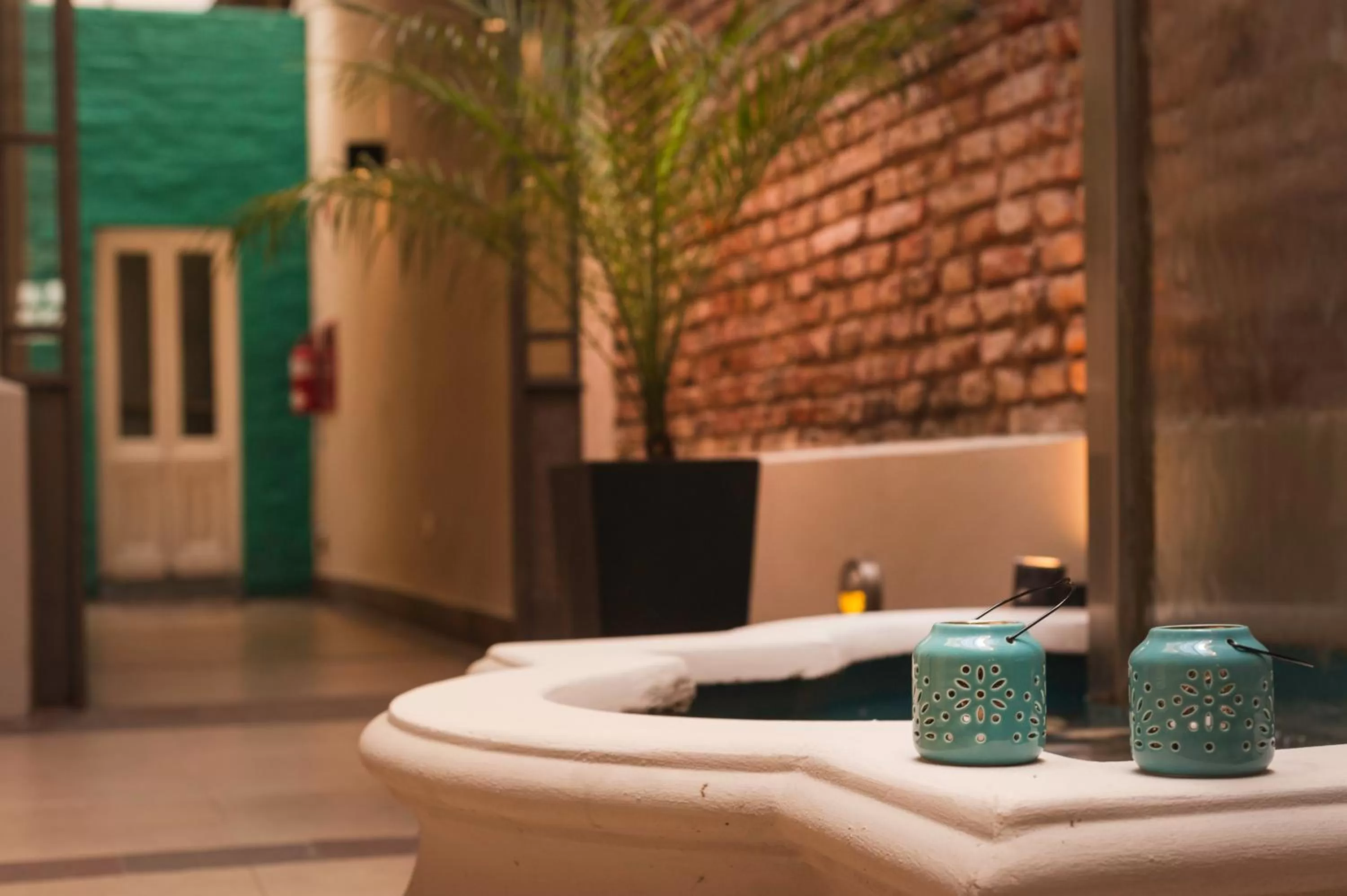 Inner courtyard view in San Telmo Suites