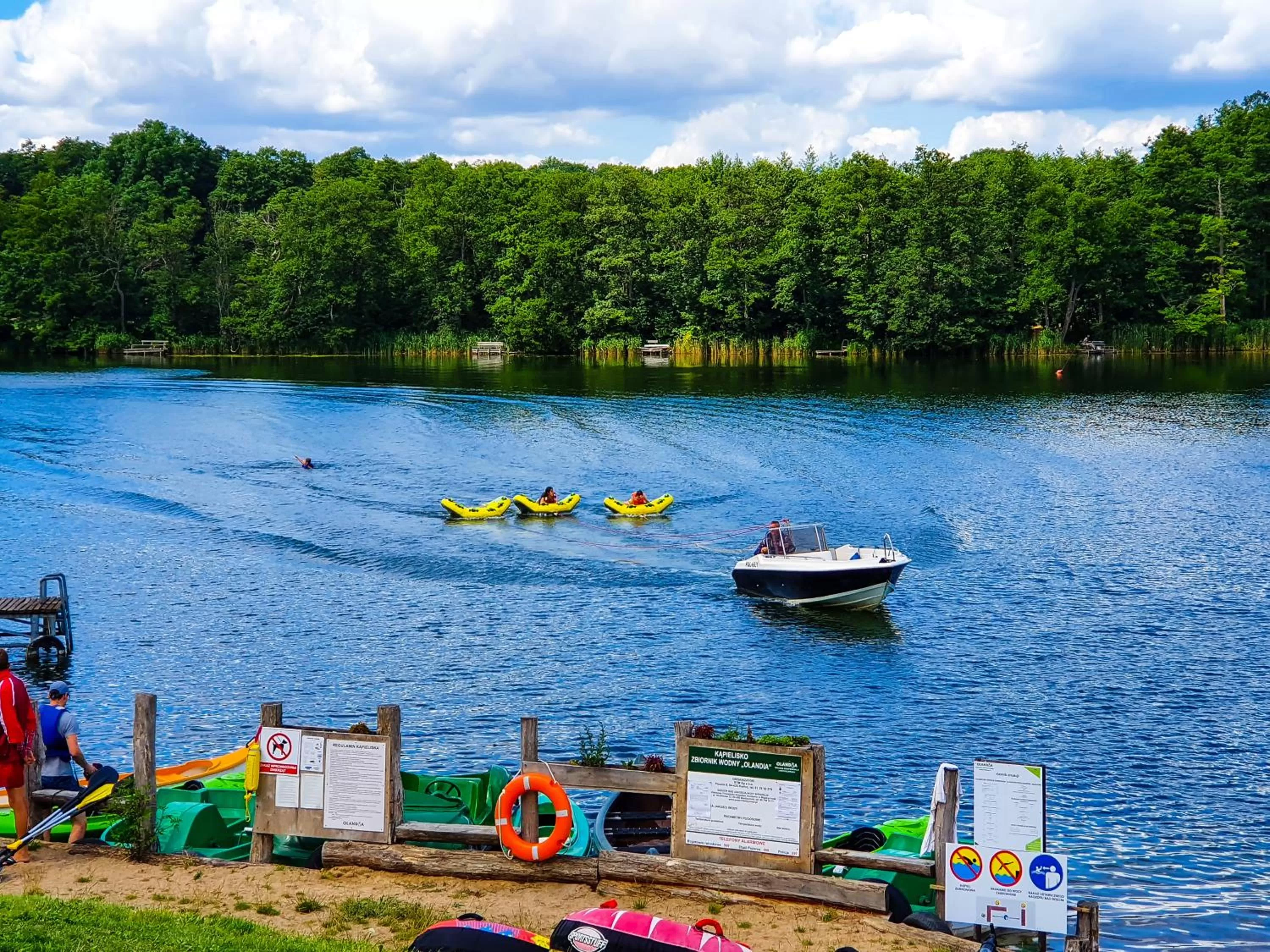 Lake view in Olandia