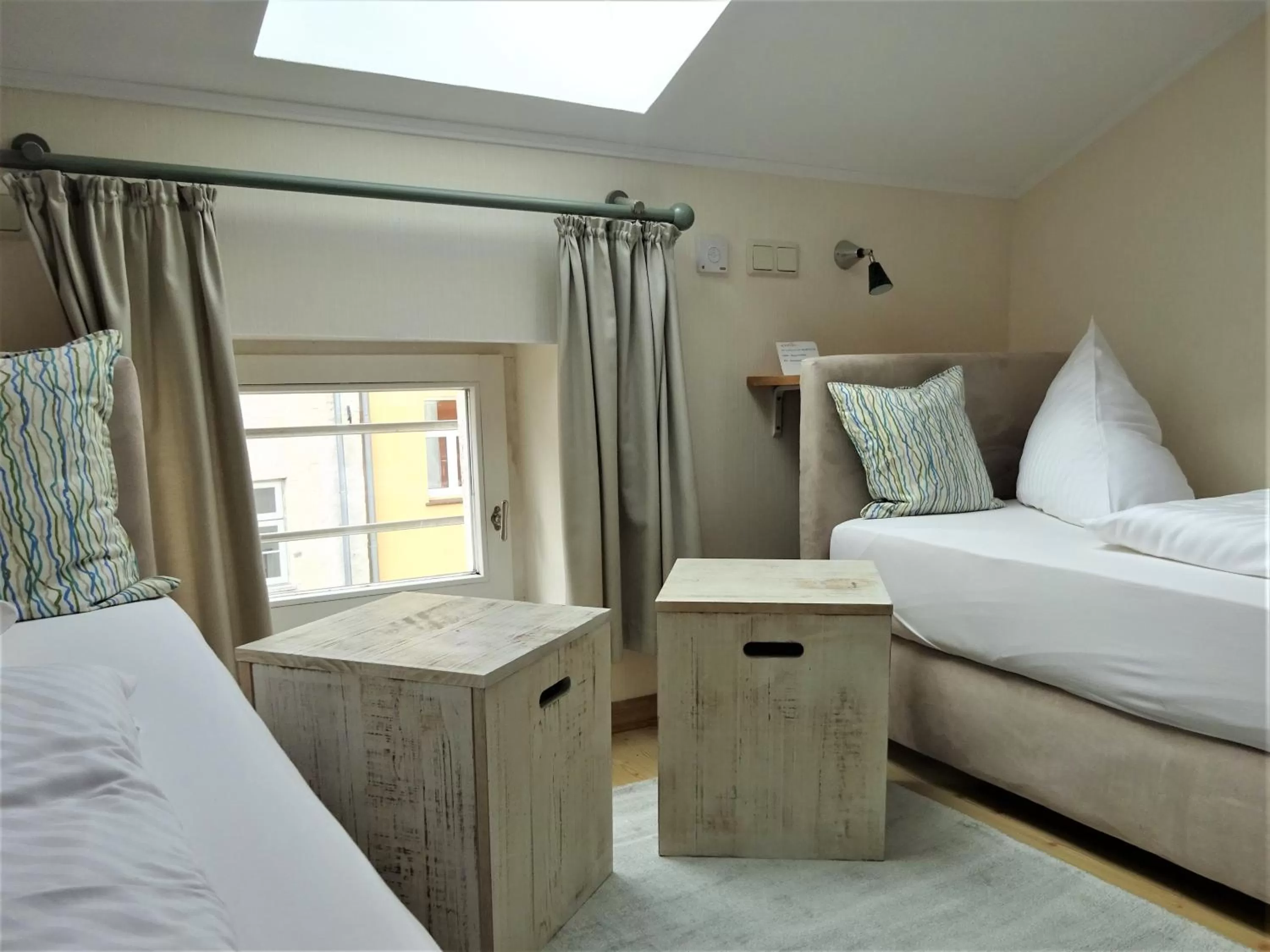 Bed in Pension Zur Fährbrücke