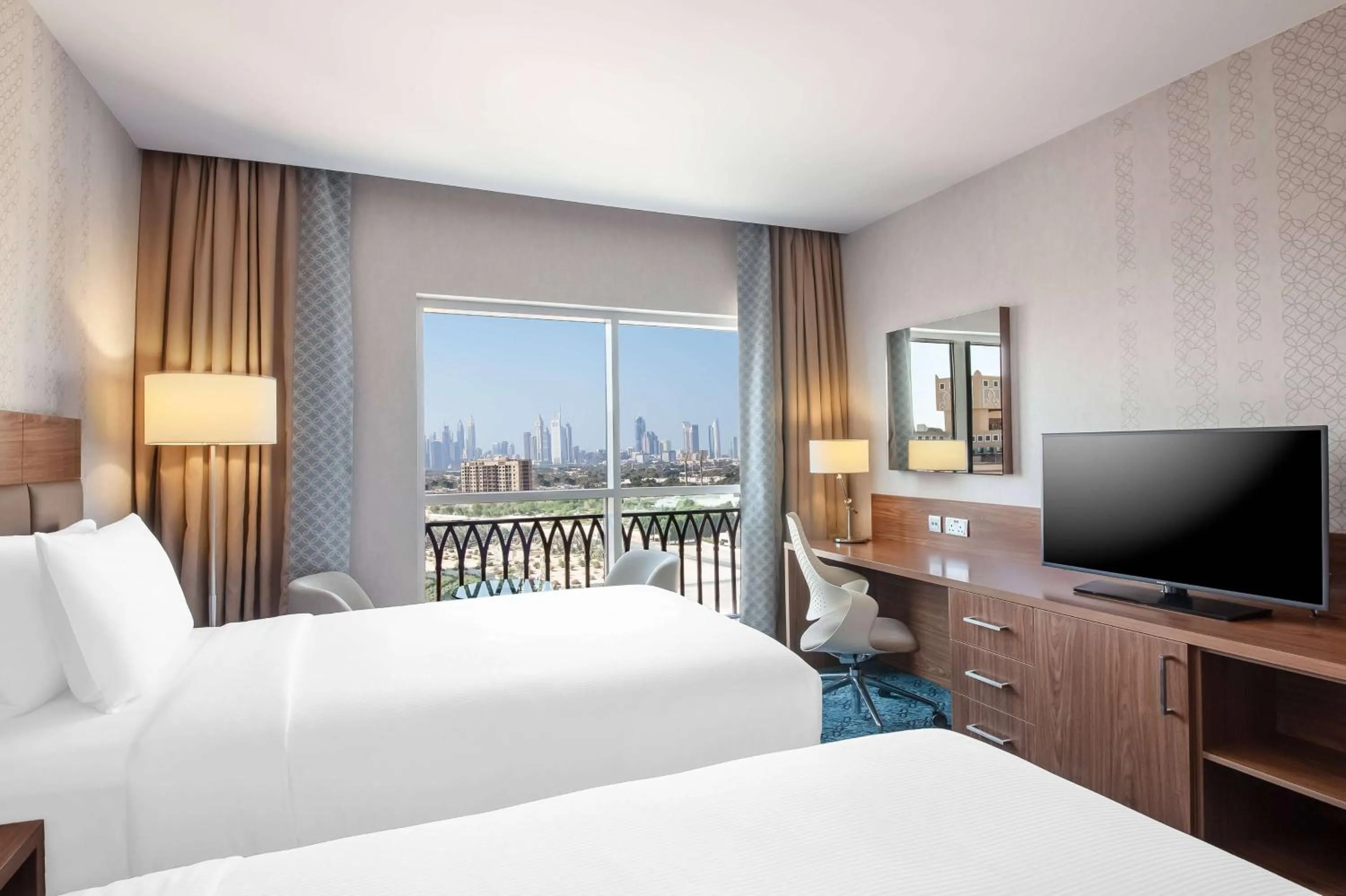 TV and multimedia, Bed in DoubleTree by Hilton Dubai Al Jadaf