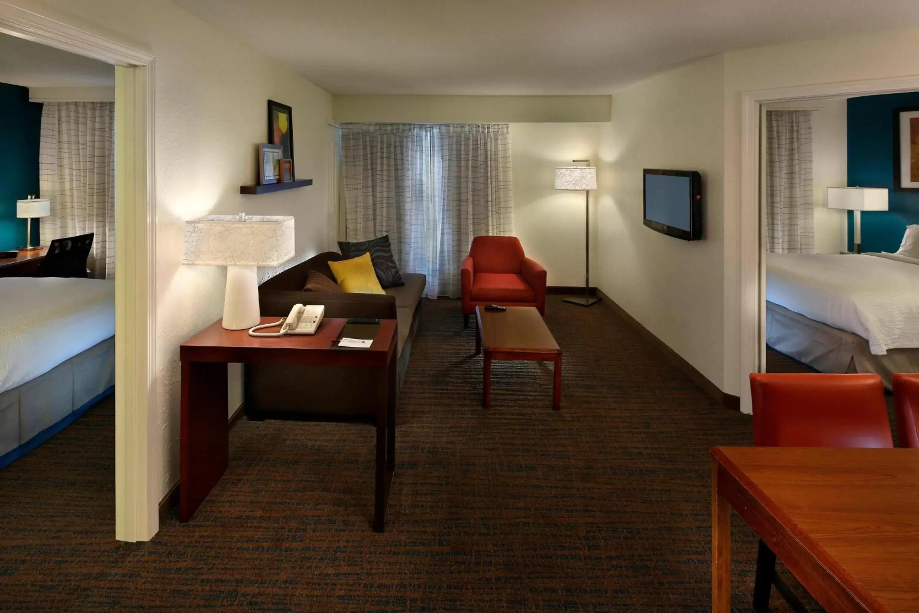 Two-Bedroom Suite with Fireplace in Residence Inn Danbury Two-Bedroom Suite with Fireplace in Residence Inn Danbury