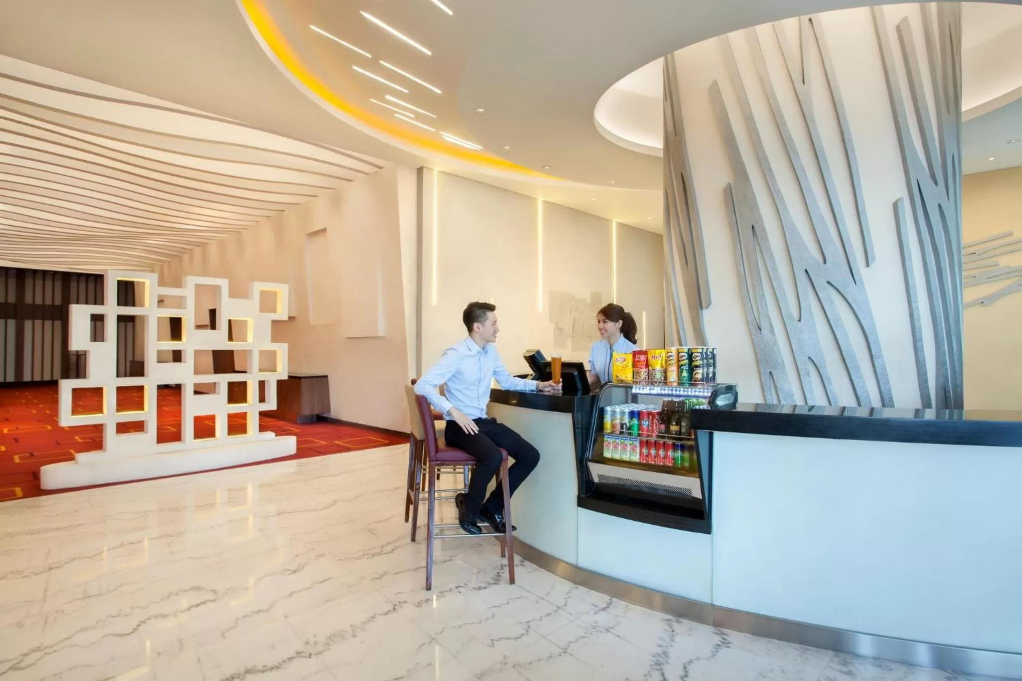Lounge or bar in Holiday Inn Express Jakarta Pluit Citygate by IHG