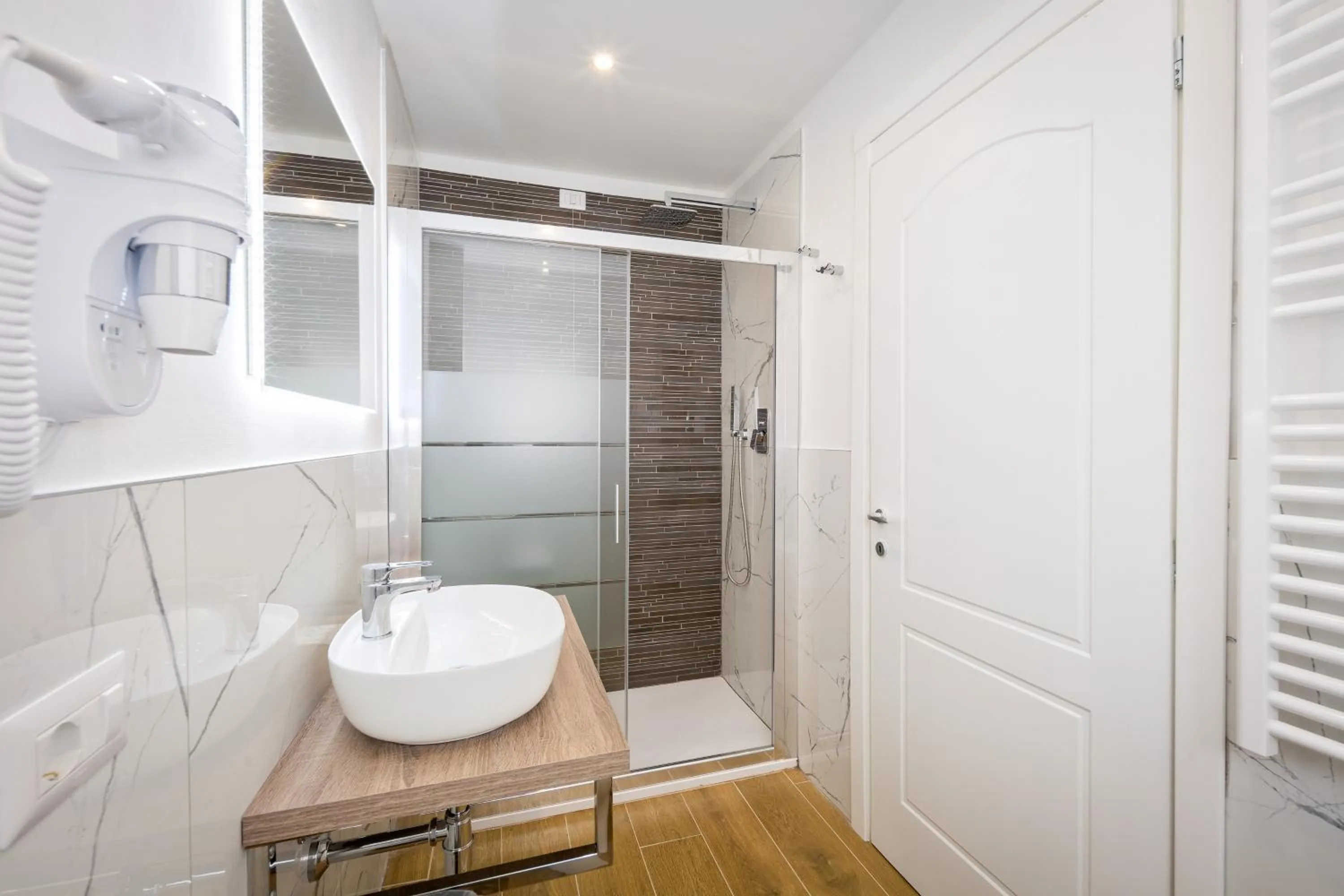 Shower in Hotel Bijou Roof Terrace