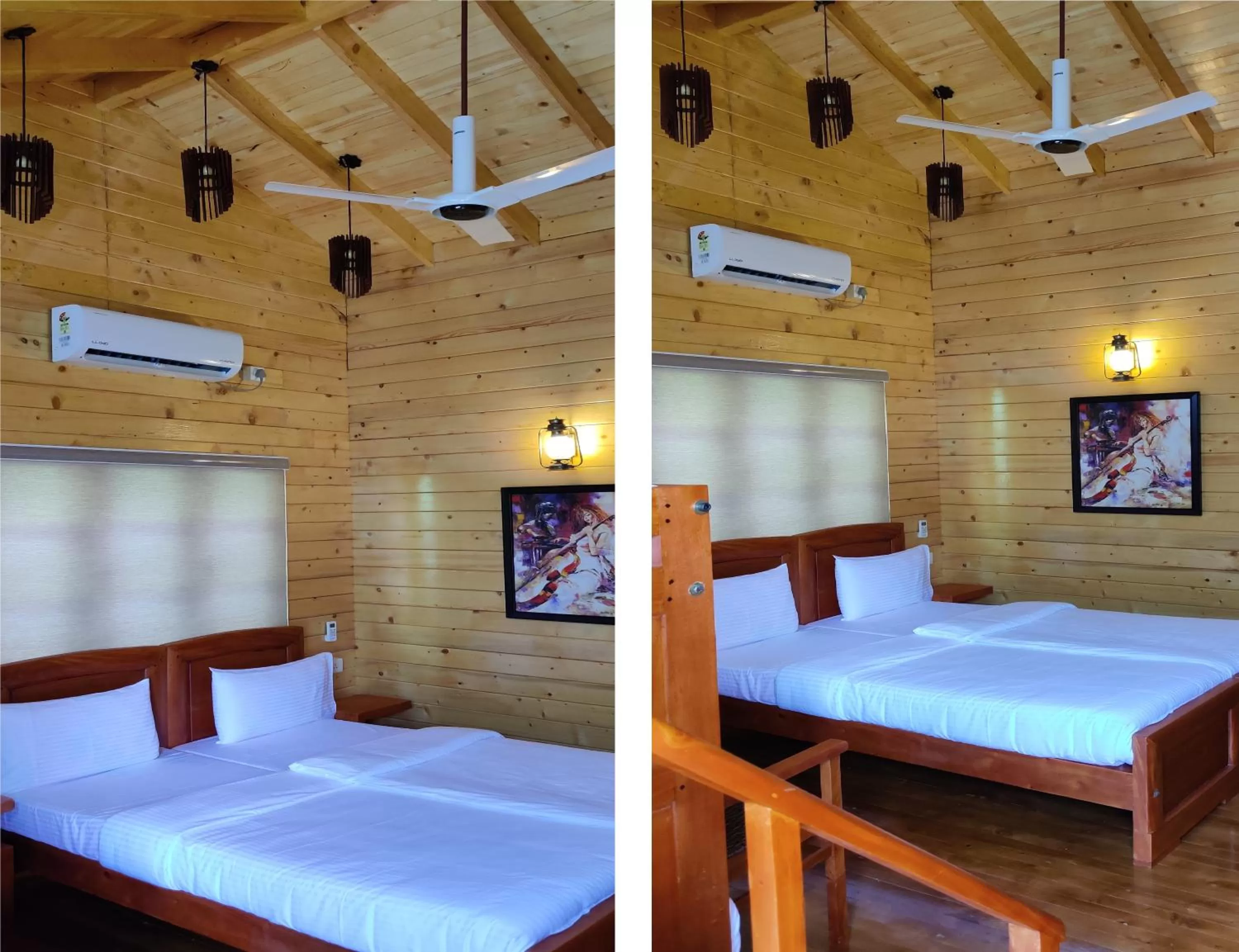 Bed in Woodrose Resort