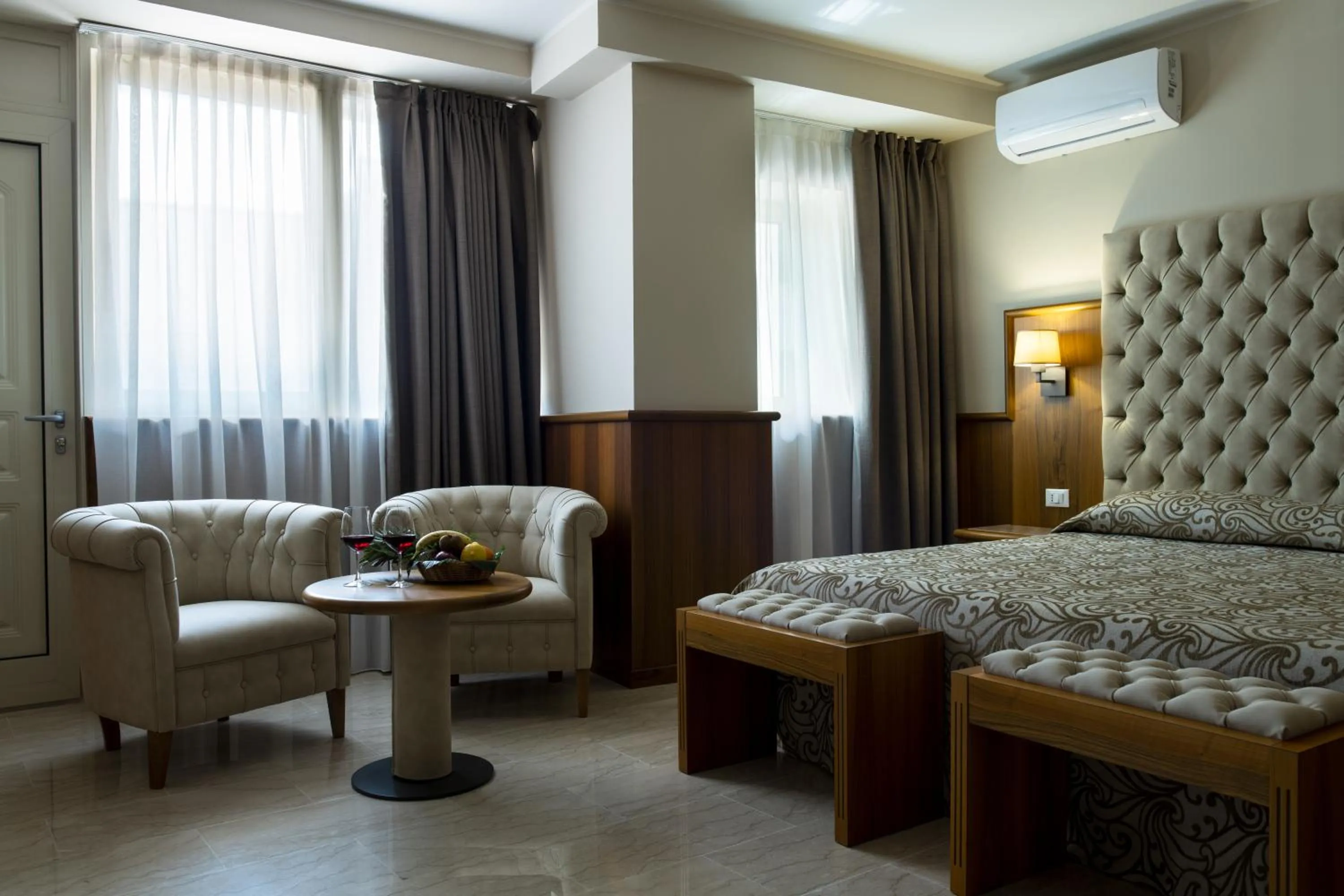 Bed in Hotel Panoramic