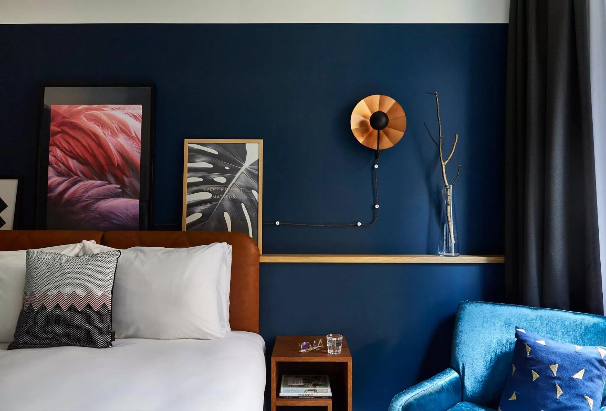 Photo of the whole room, Bed in Hotel Indigo Antwerp City Centre by IHG