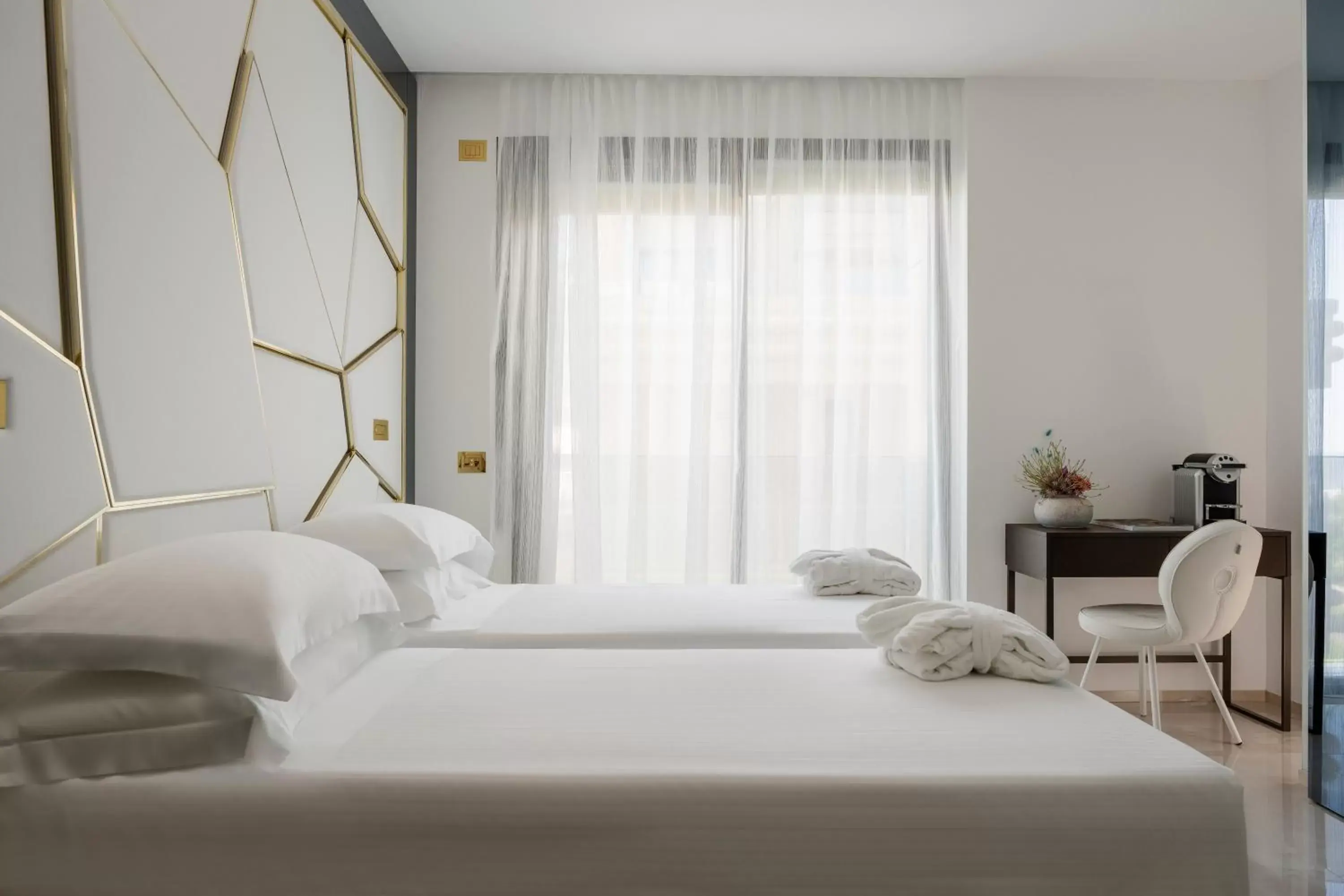 Classic Double Room with side Sea View in The Promenade Luxury Wellness Hotel Classic Double Room with side Sea View in The Promenade Luxury Wellness Hotel