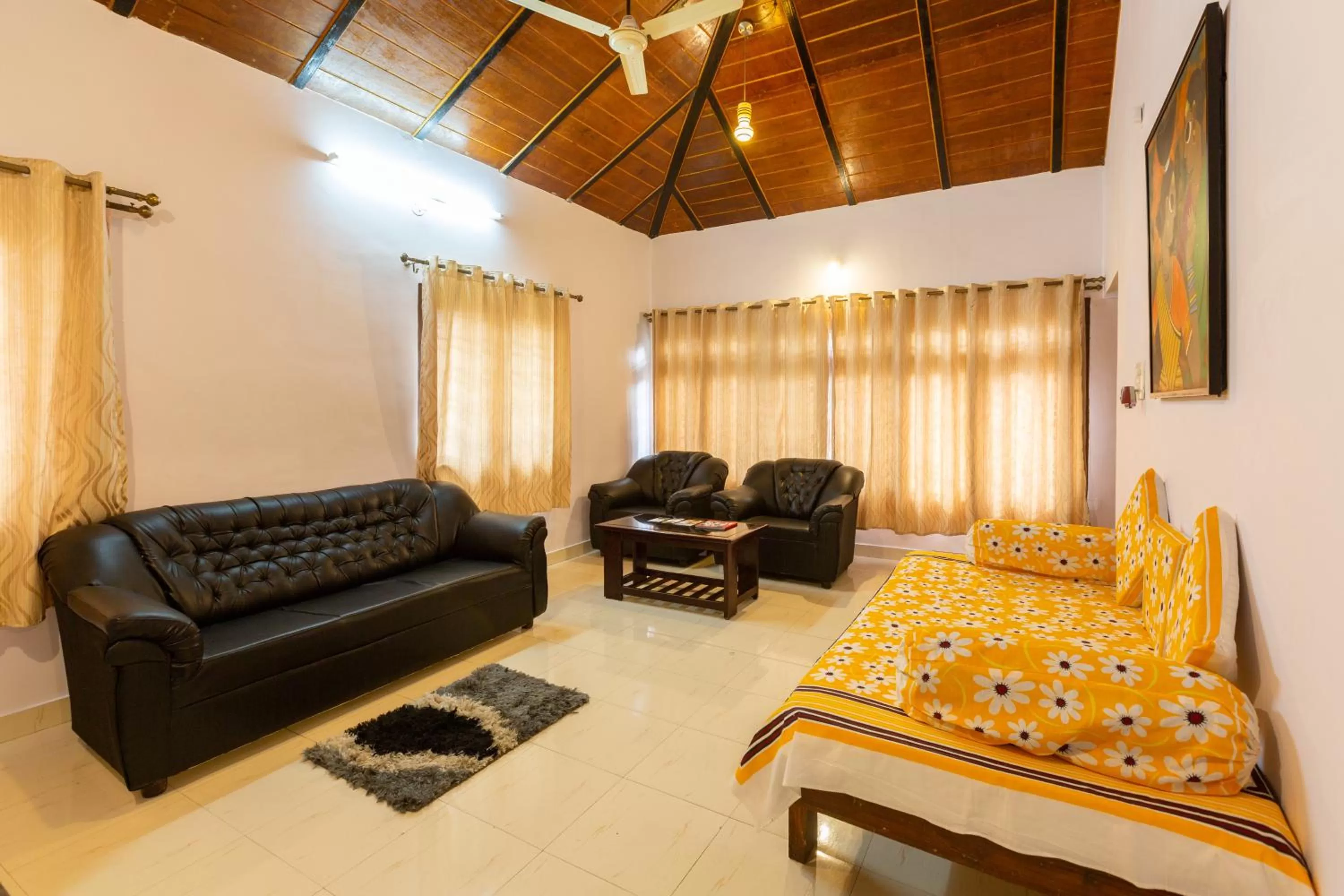 Seating Area in KSTDC Hotel Mayura Velapuri Belur