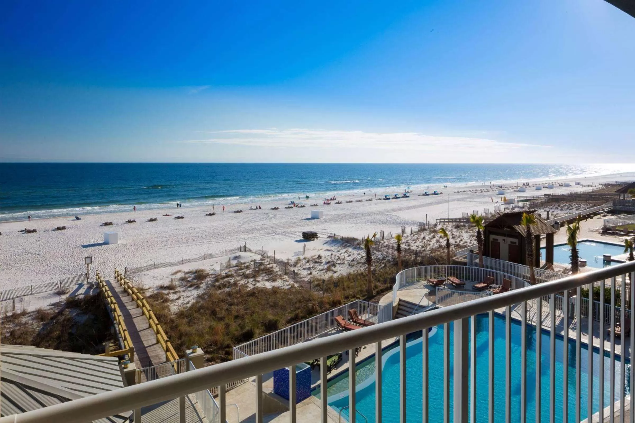 Pool view in Escapes! To The Shores Orange Beach, A Ramada by Wyndham