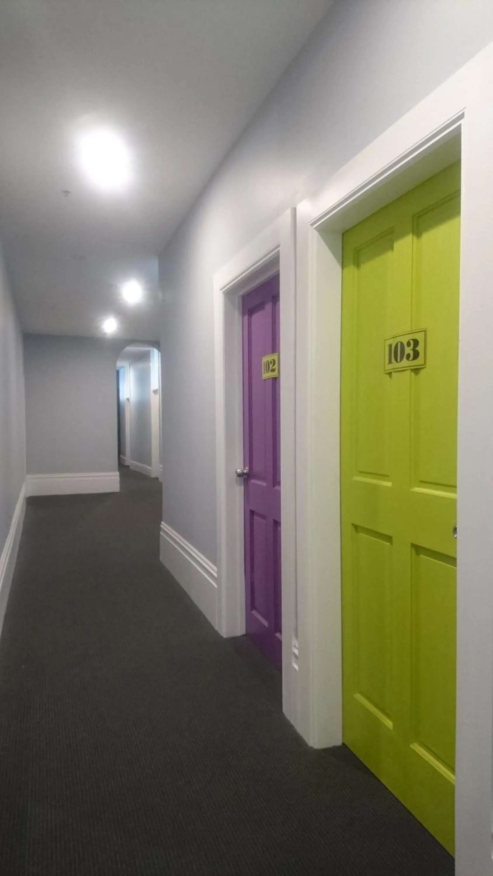 Property building in Backpackers Imperial Hotel