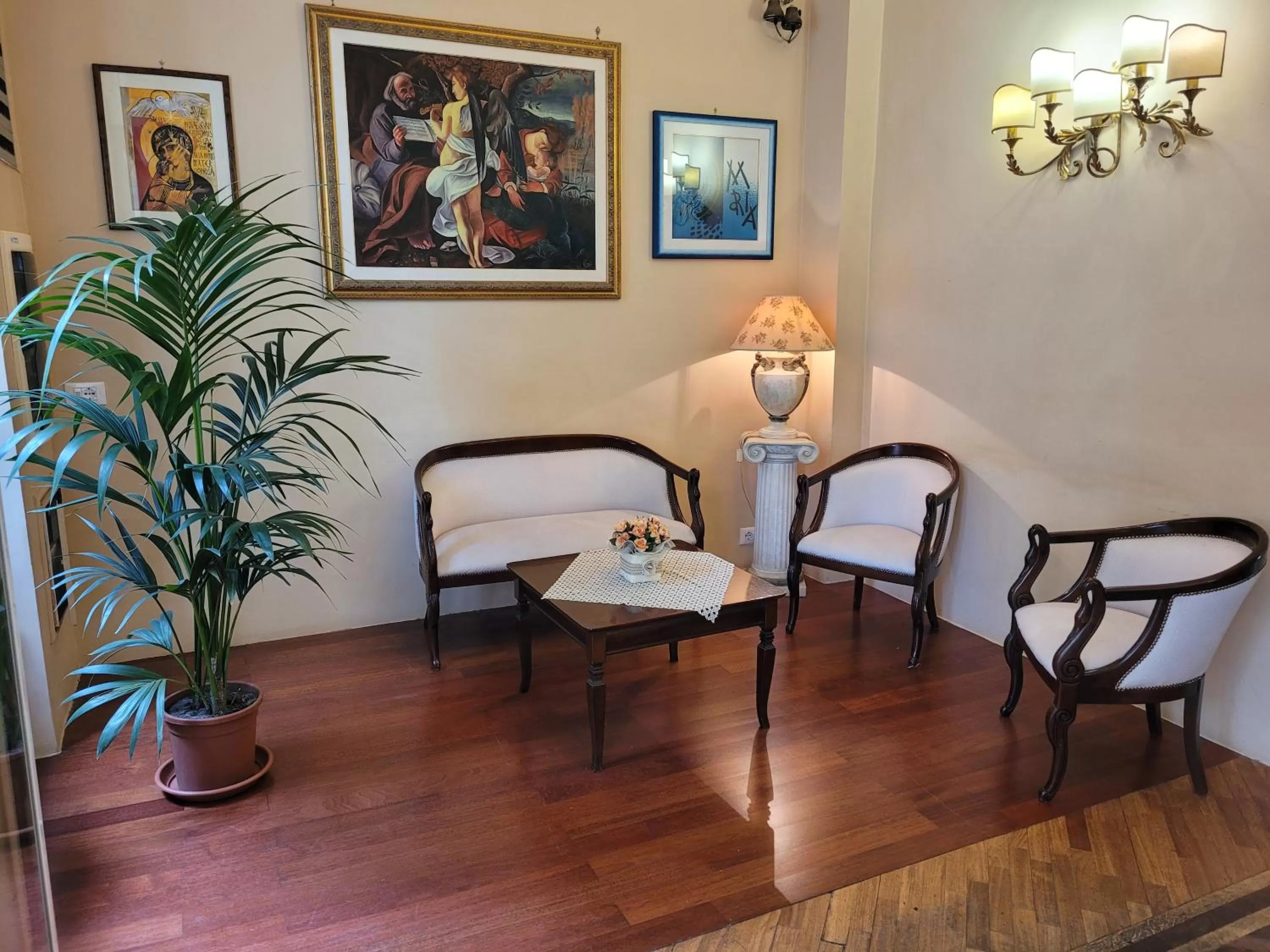 Lobby or reception in Hotel Villa Aricia
