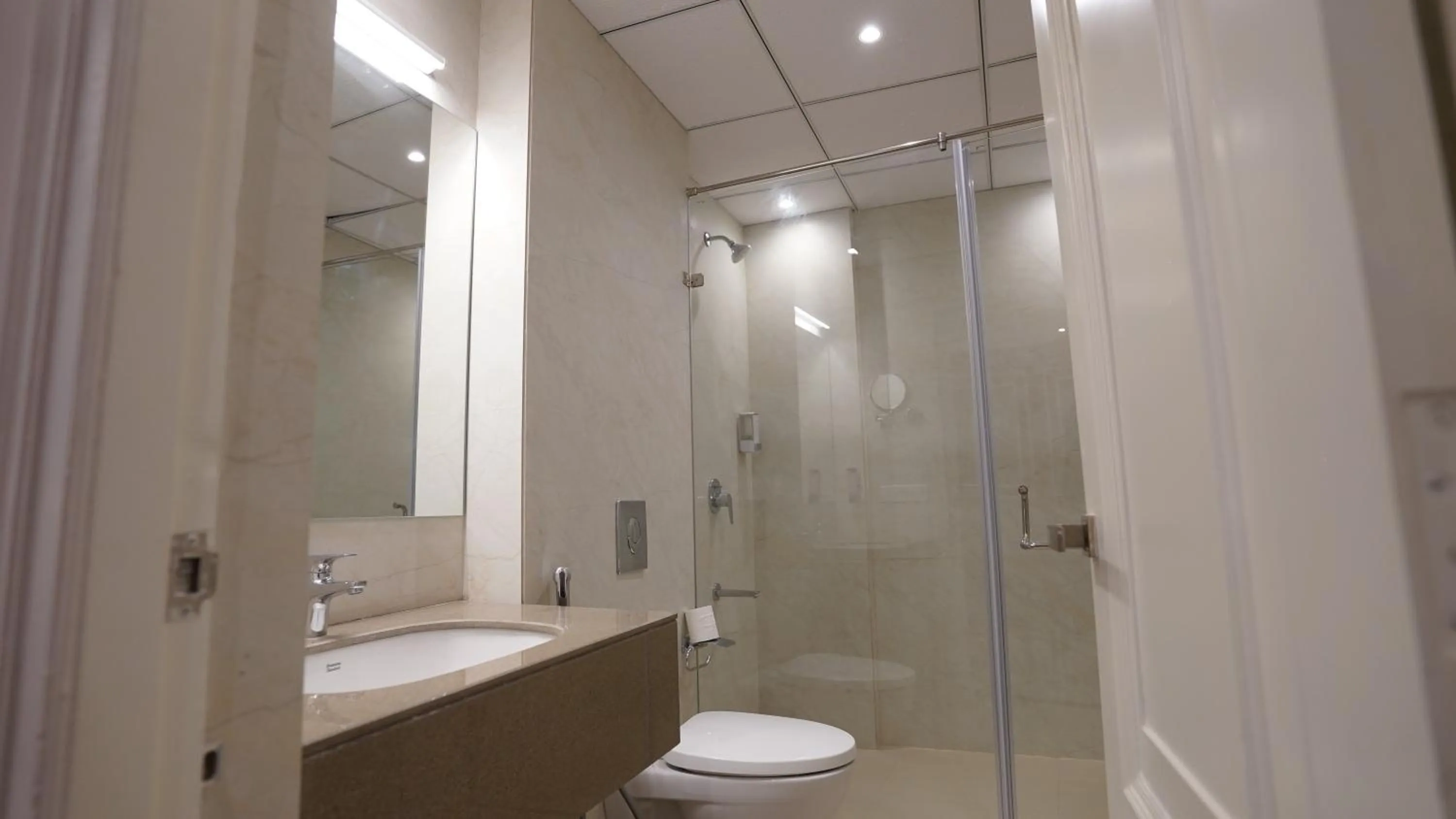 Shower in The Shanti A Boutique Hotel