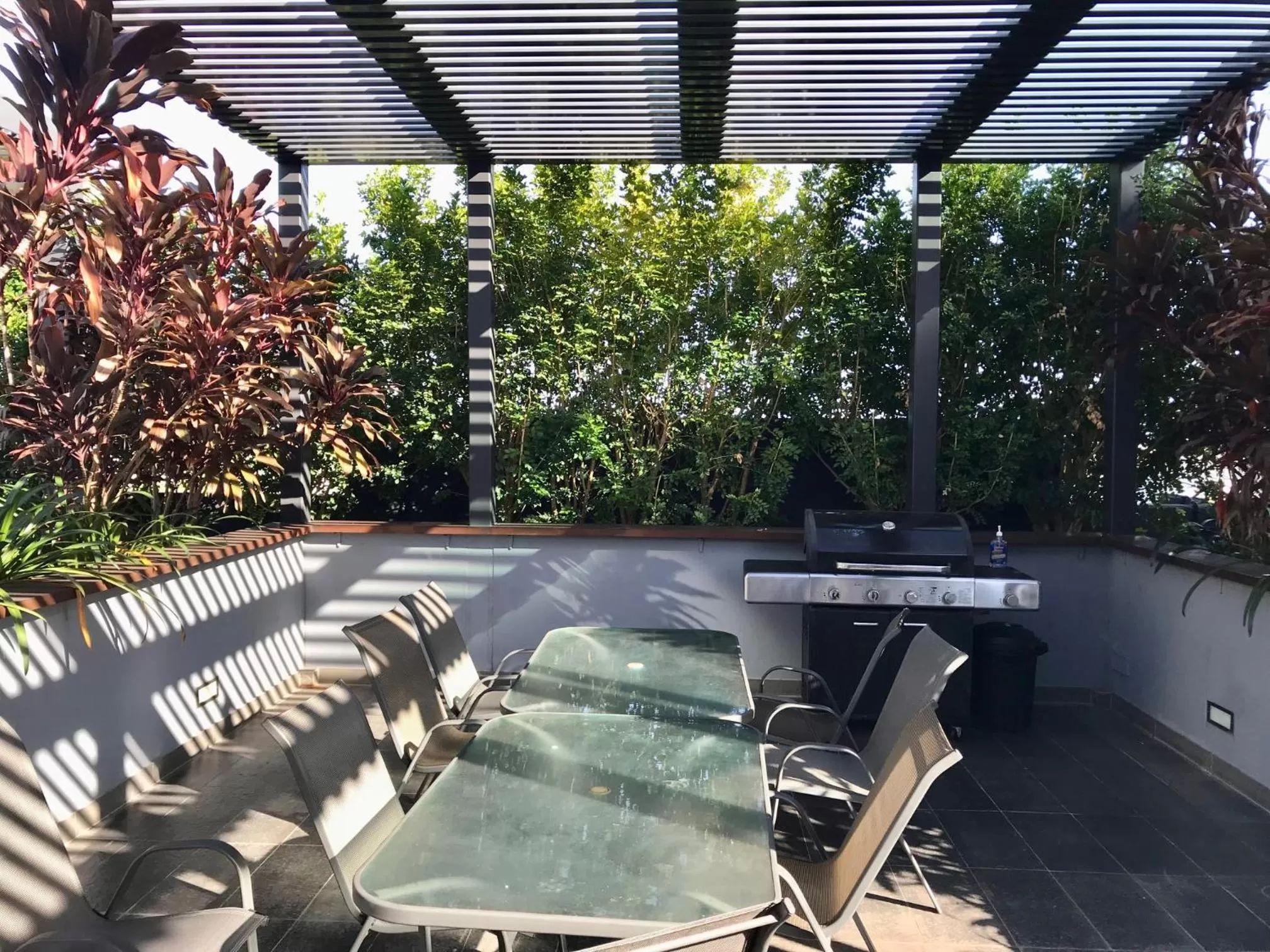 BBQ facilities in Magnum Serviced Apartments