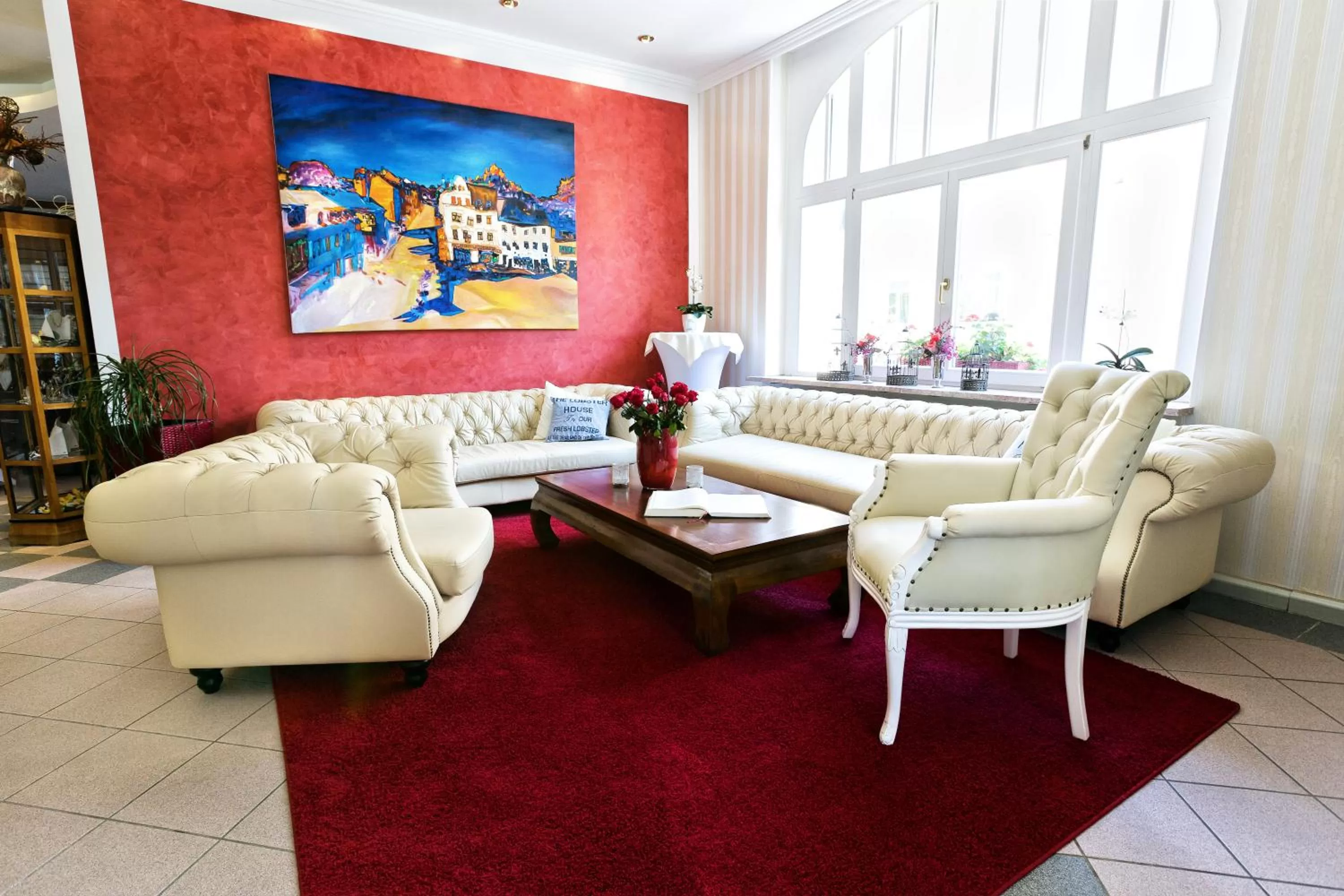 Lobby or reception in Parkhotel Meerane