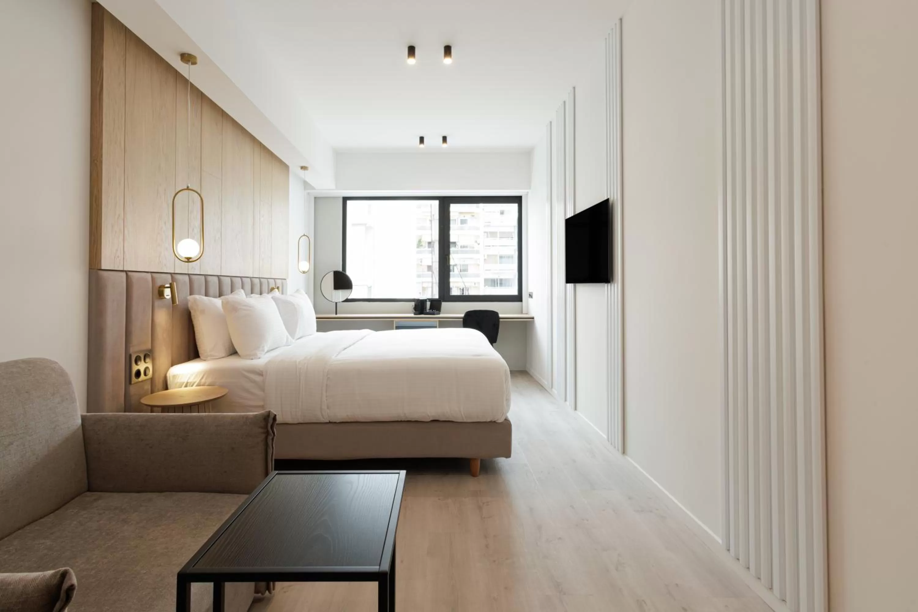 Premium King Room with Sofa Bed in Hilton Garden Inn Athens Syggrou Avenue