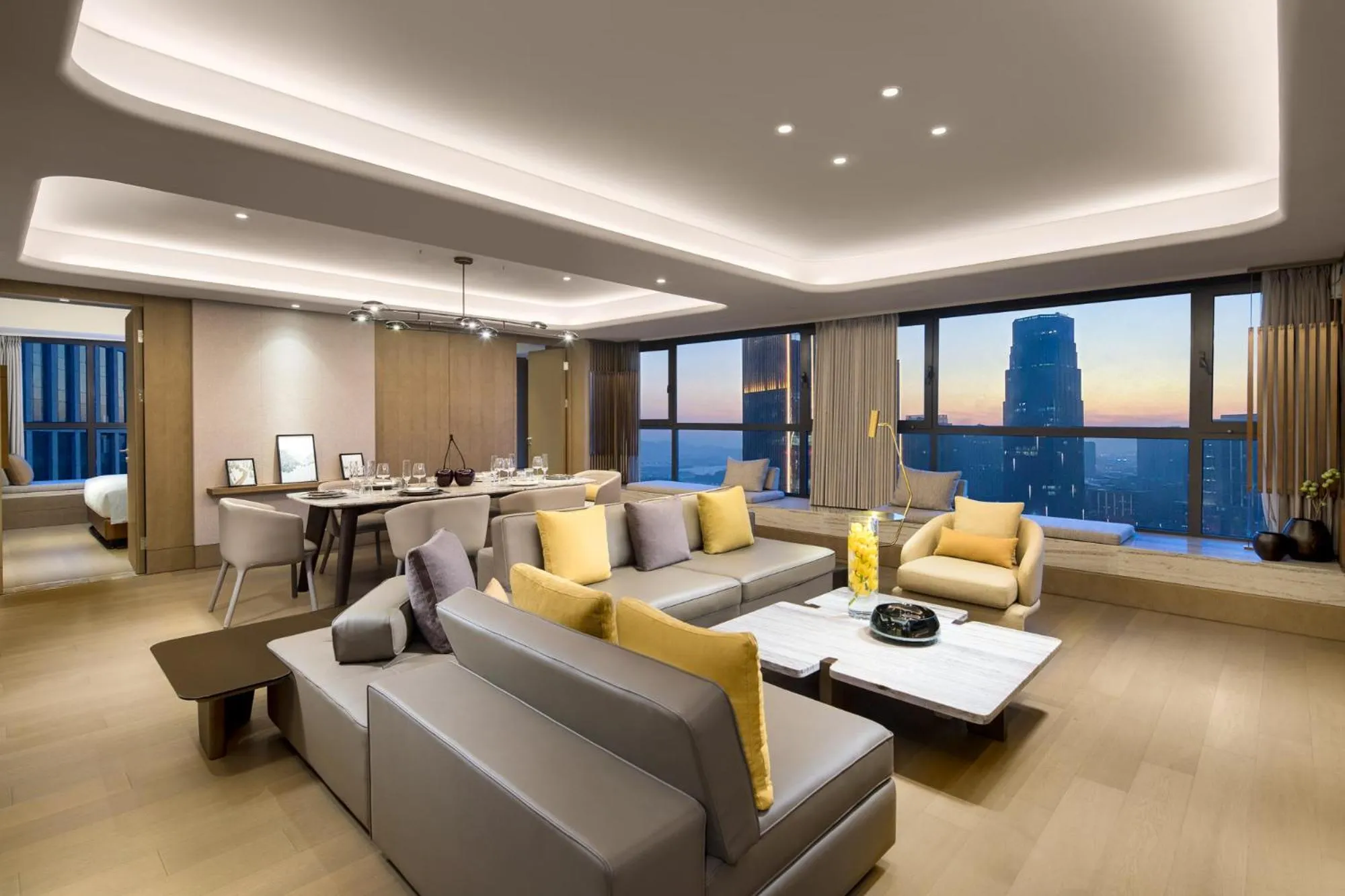 Living room in Somerset Zhongmao Changchun