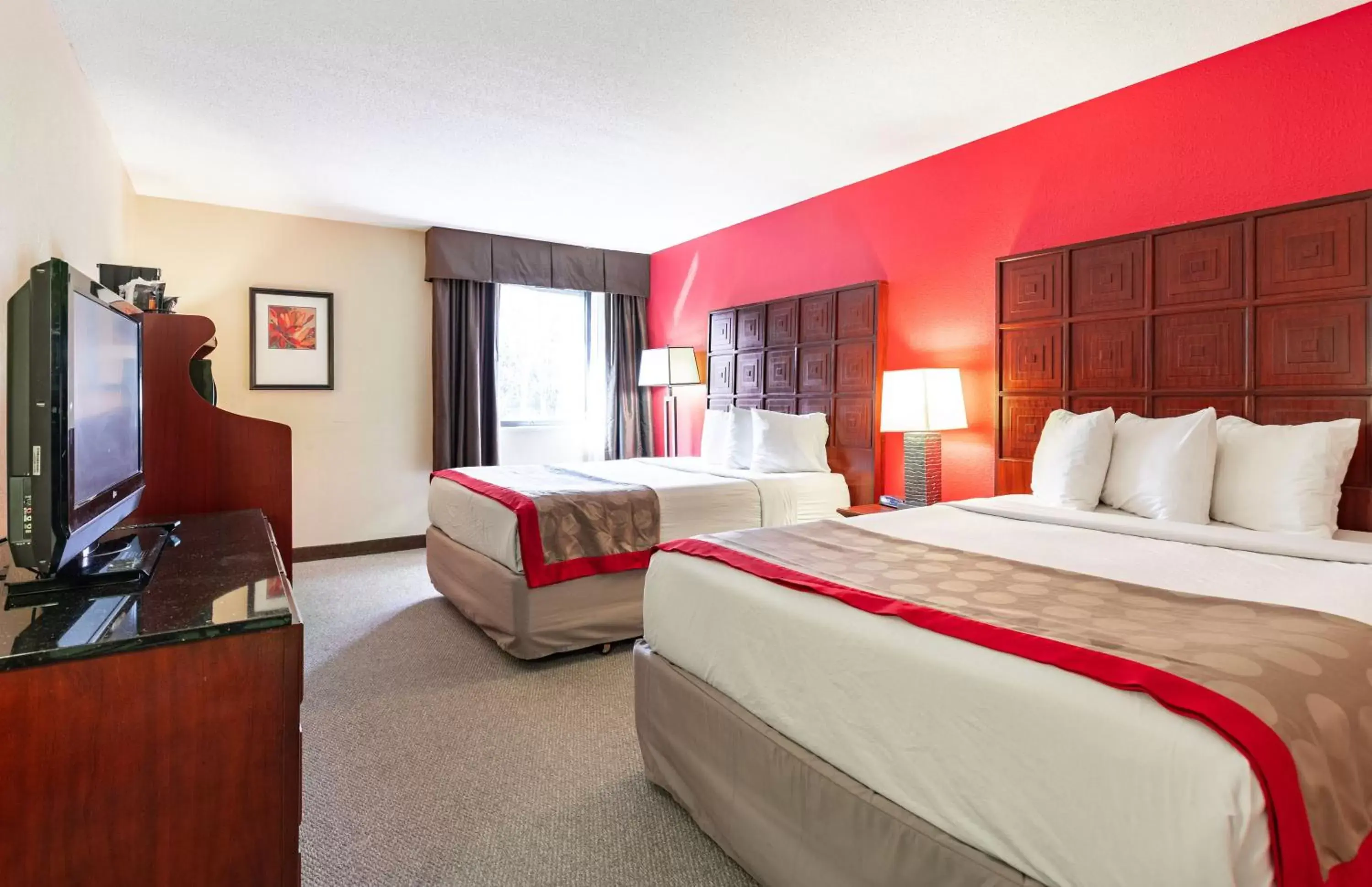 Queen Room with Two Queen Beds and Bath Tub - Mobility Accessible/Non-Smoking in Ramada by Wyndham Columbus North Queen Room with Two Queen Beds and Bath Tub - Mobility Accessible/Non-Smoking in Ramada by Wyndham Columbus North