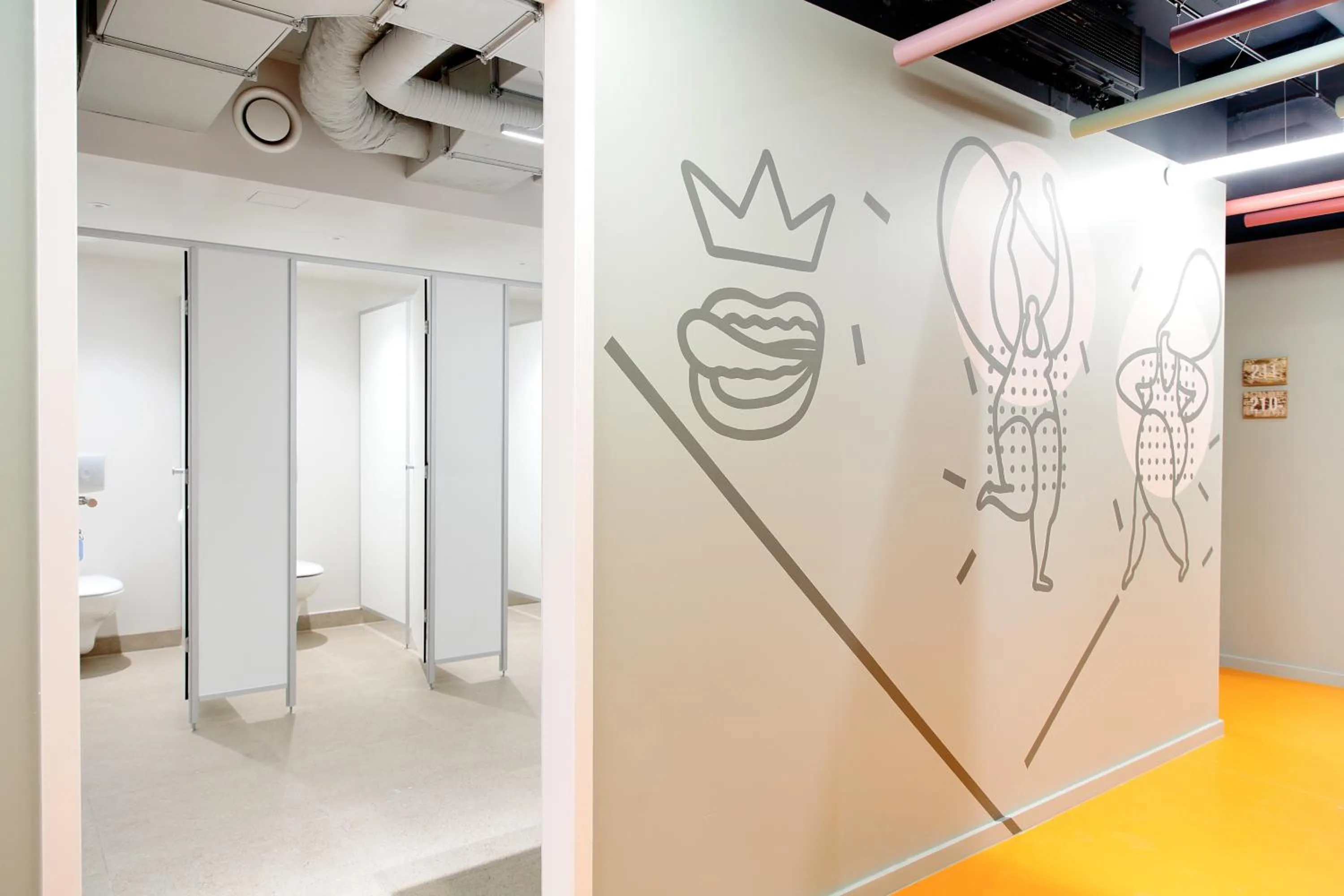 Bathroom in Maverick Central Market