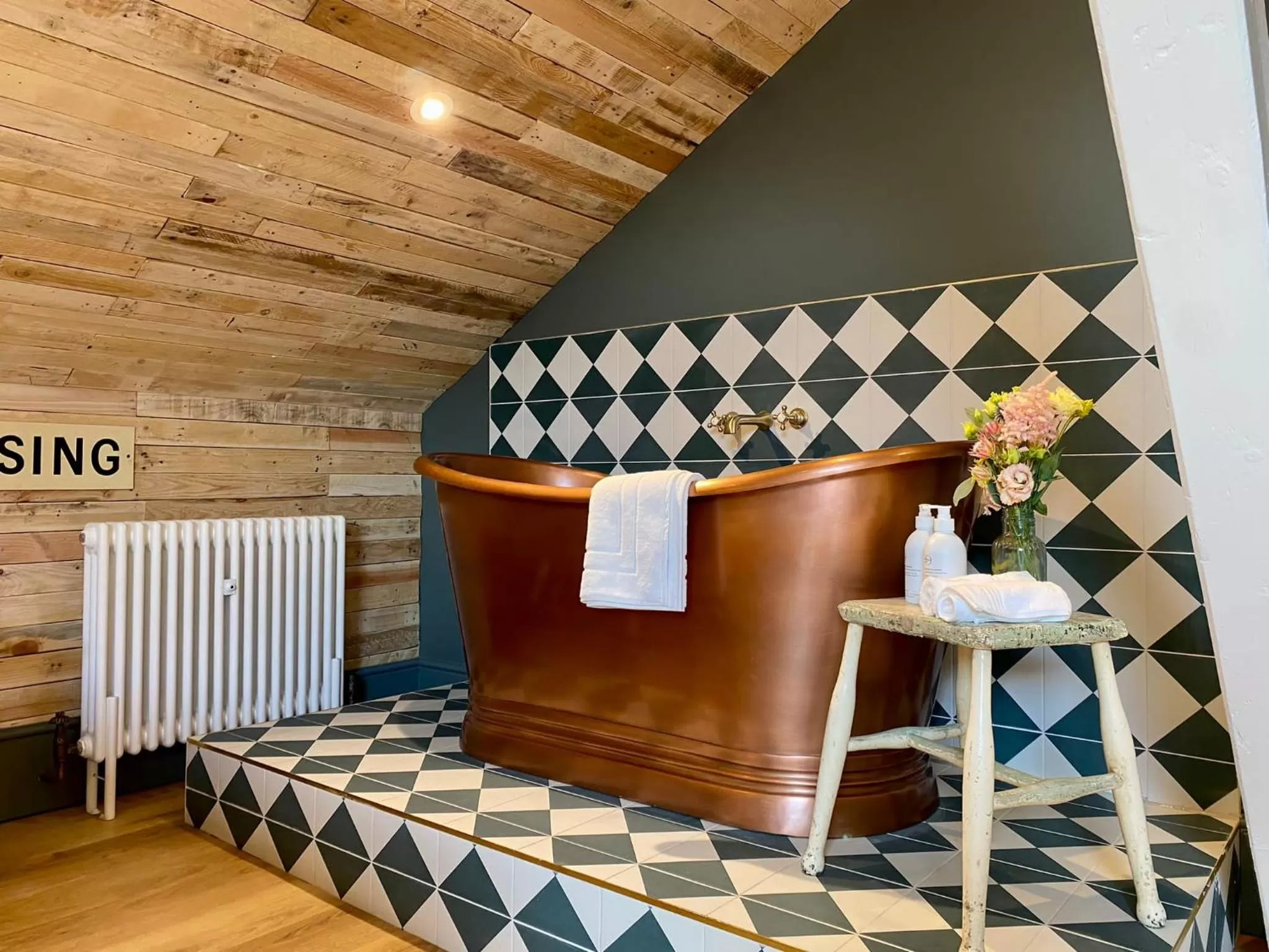 Bed in Railway House York by Chateau Anna