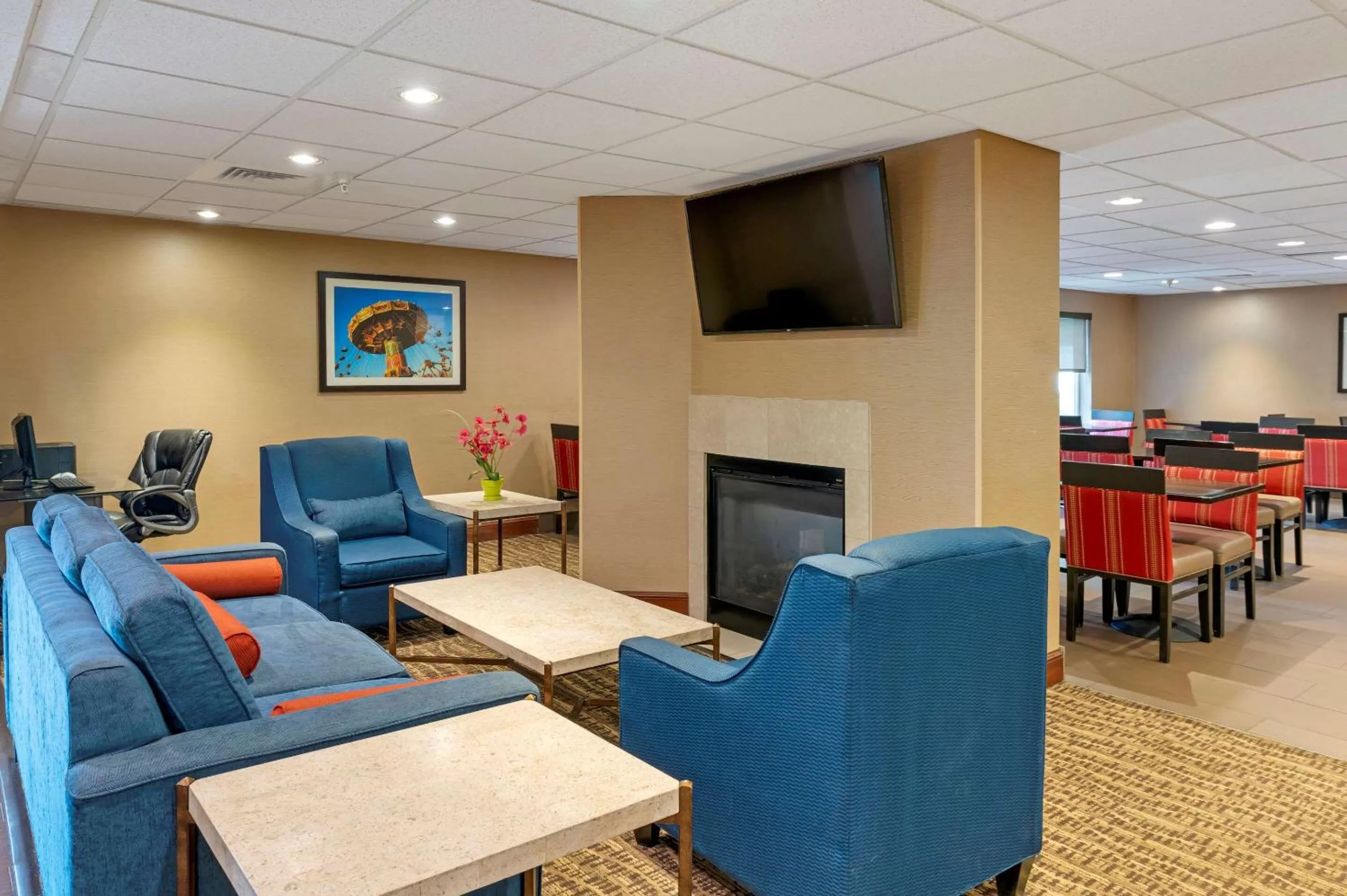 Lobby or reception in Comfort Inn Pickerington - Columbus East