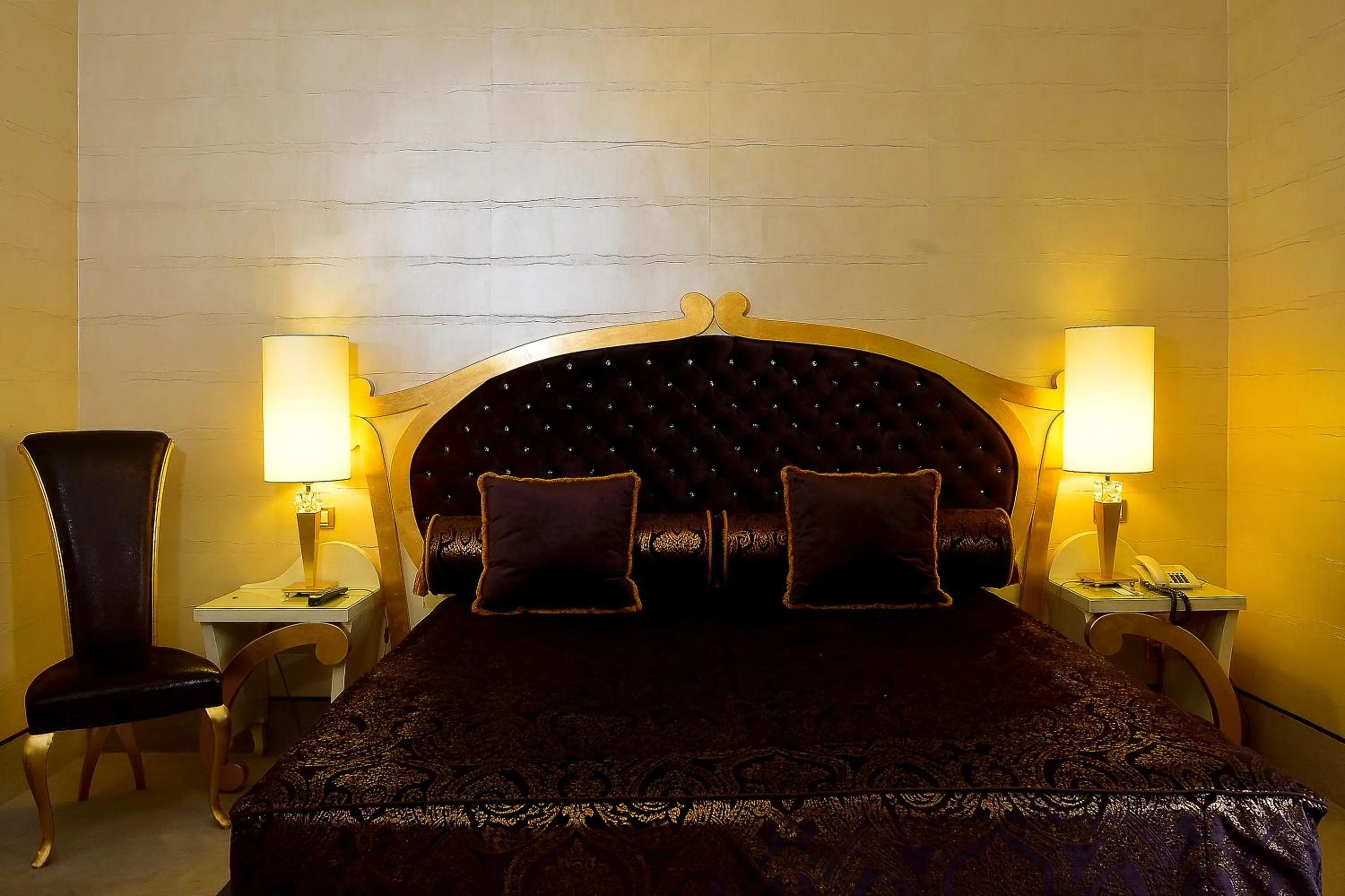 Bed in Zanhotel Tre Vecchi