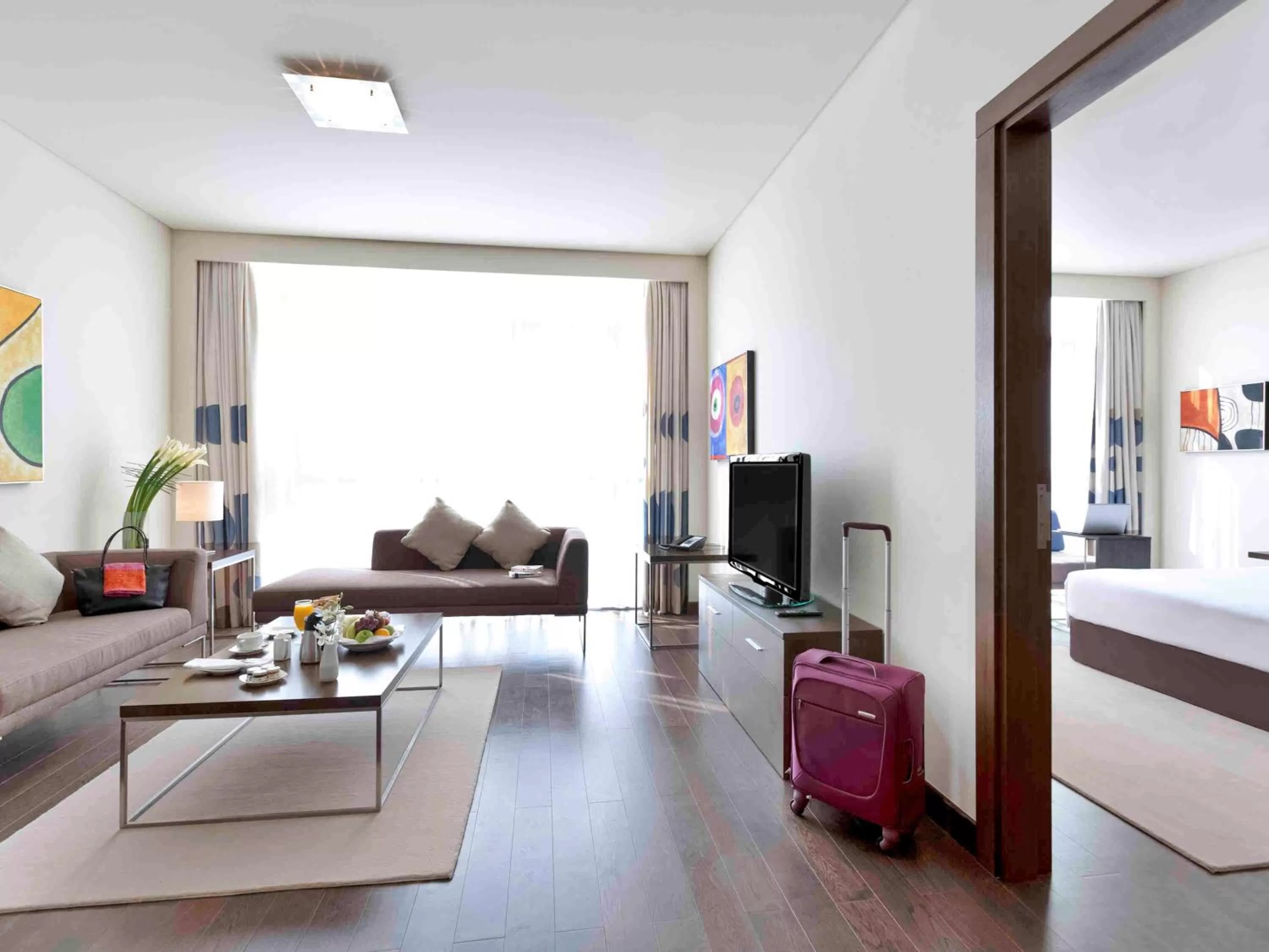 Photo of the whole room, Bed in Novotel Abu Dhabi Gate