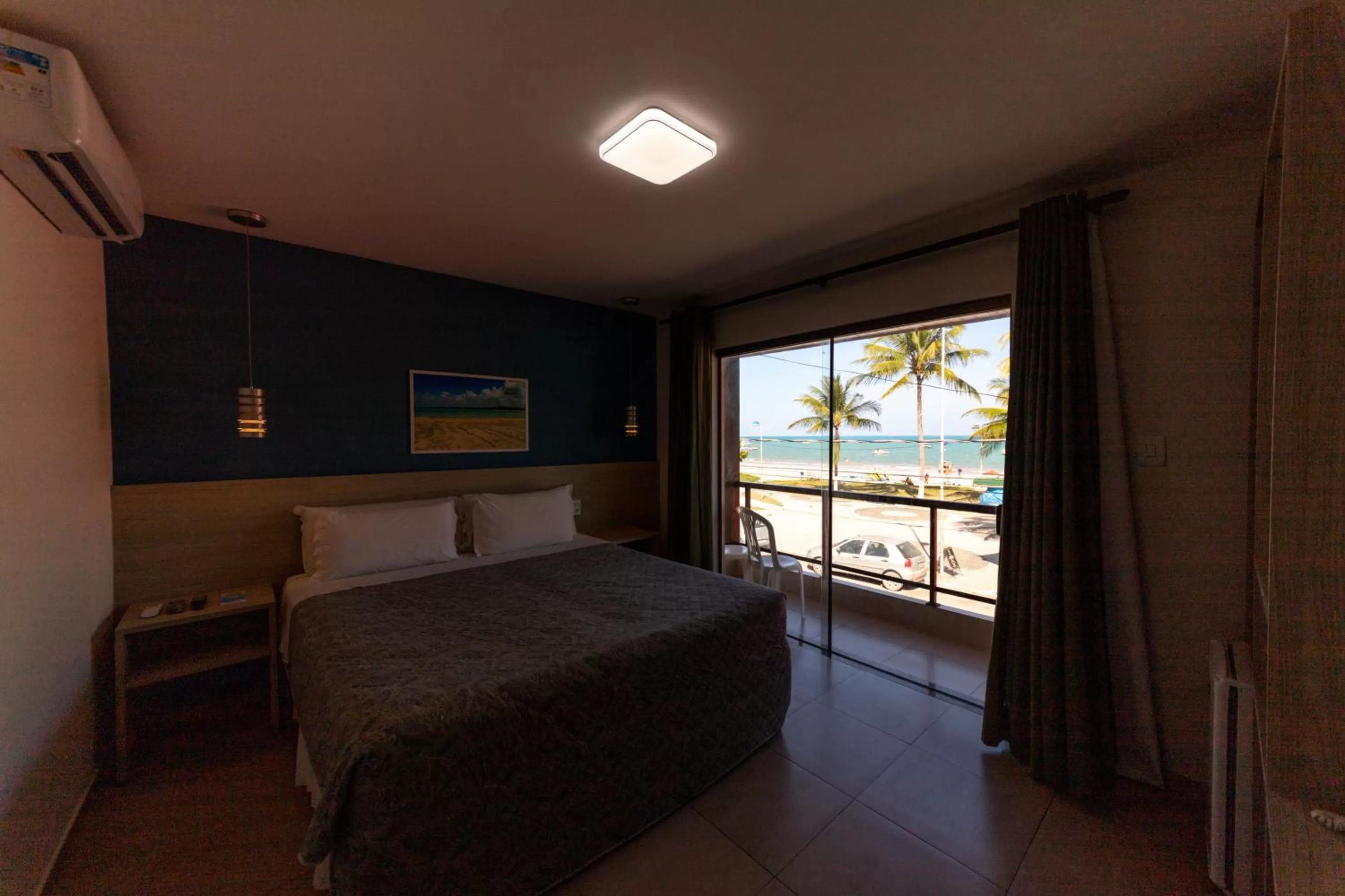 View (from property/room), Bed in Pousada Mariluz