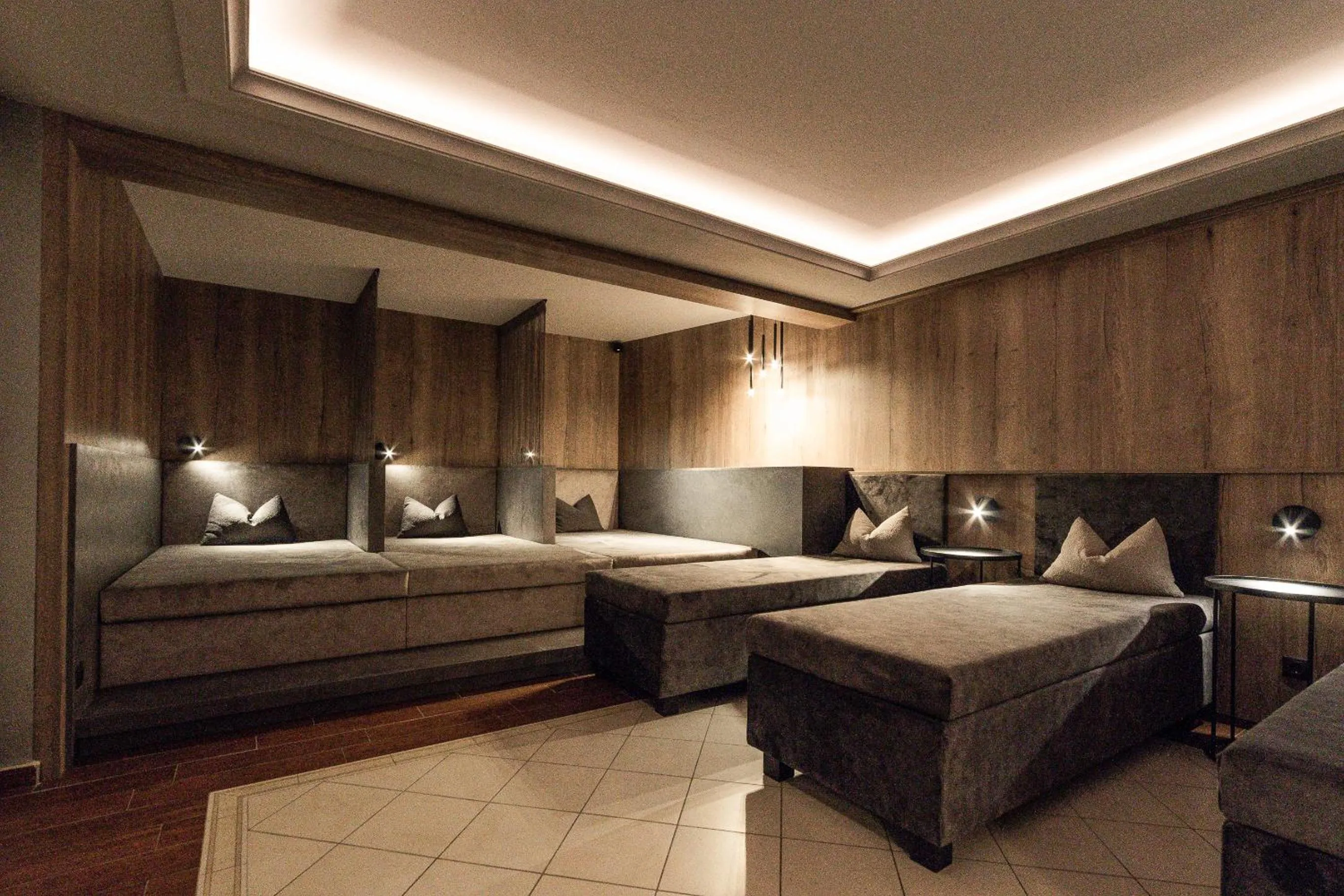 Sauna, Bed in Freina Mountain Lifestyle Hotel
