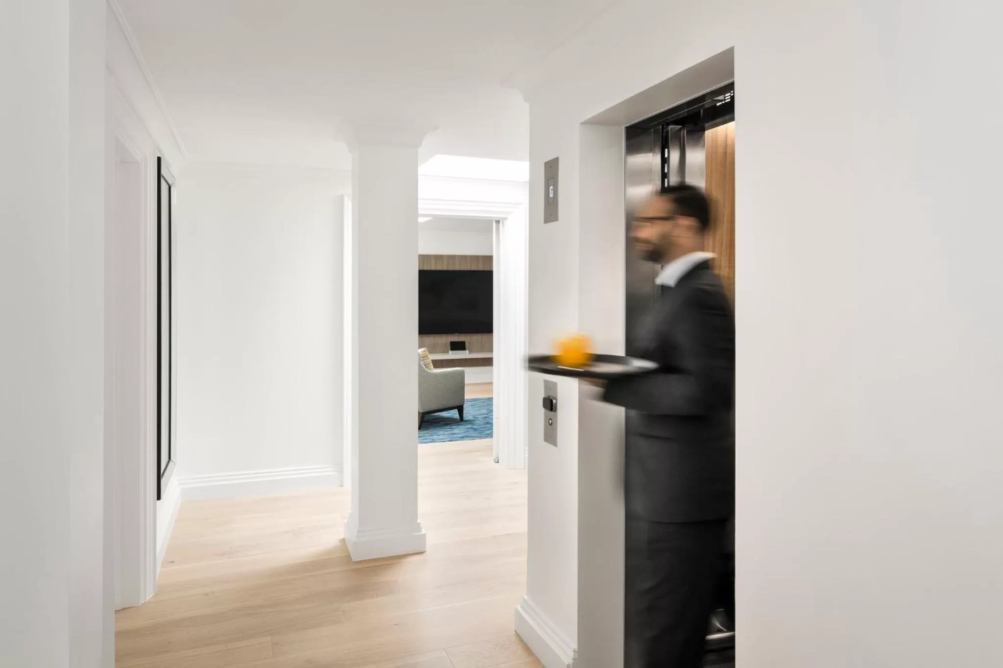 Decorative detail in COMO Metropolitan London