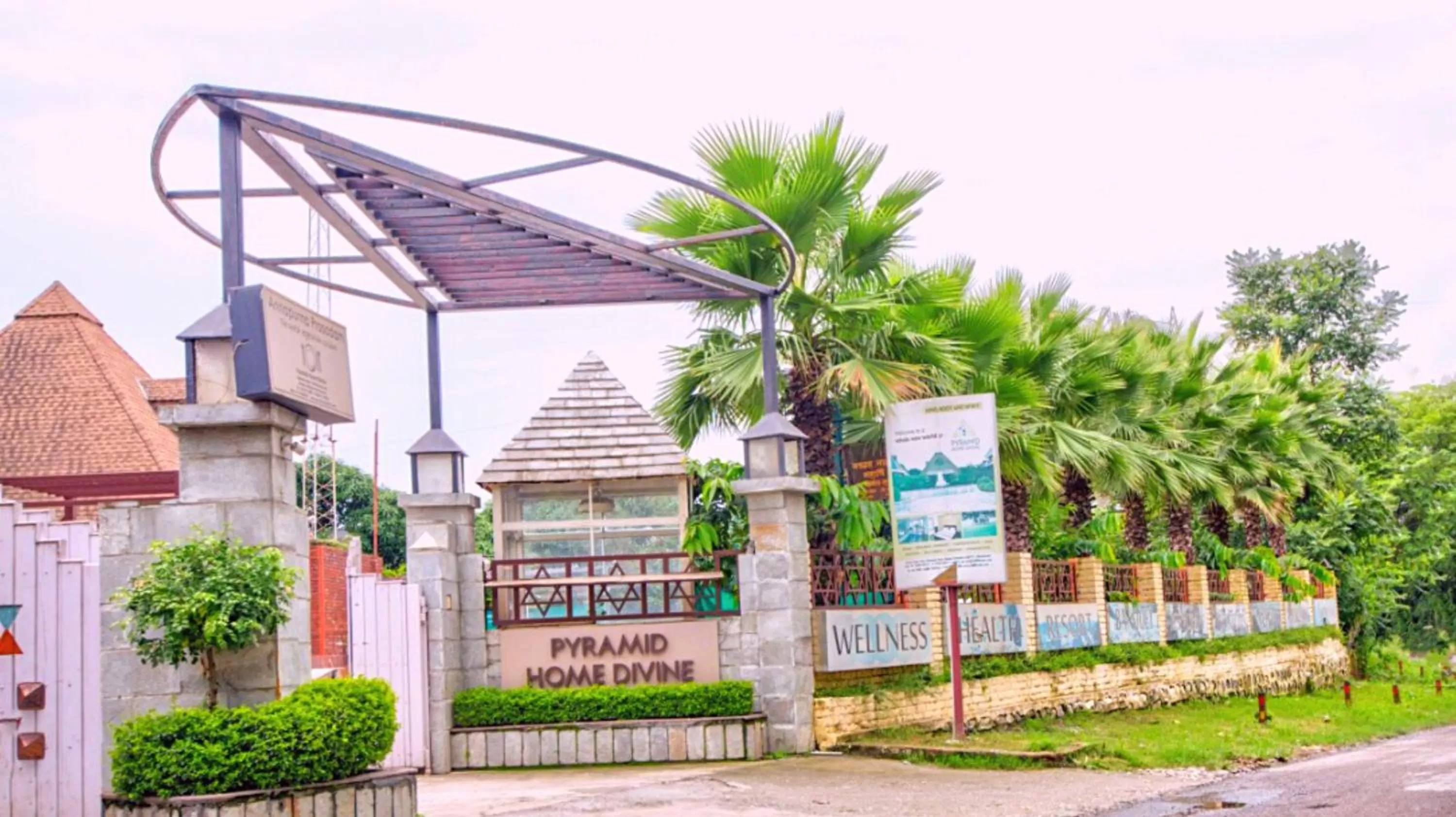 Street view in Pyramid Home Divine - A Wellness Resort