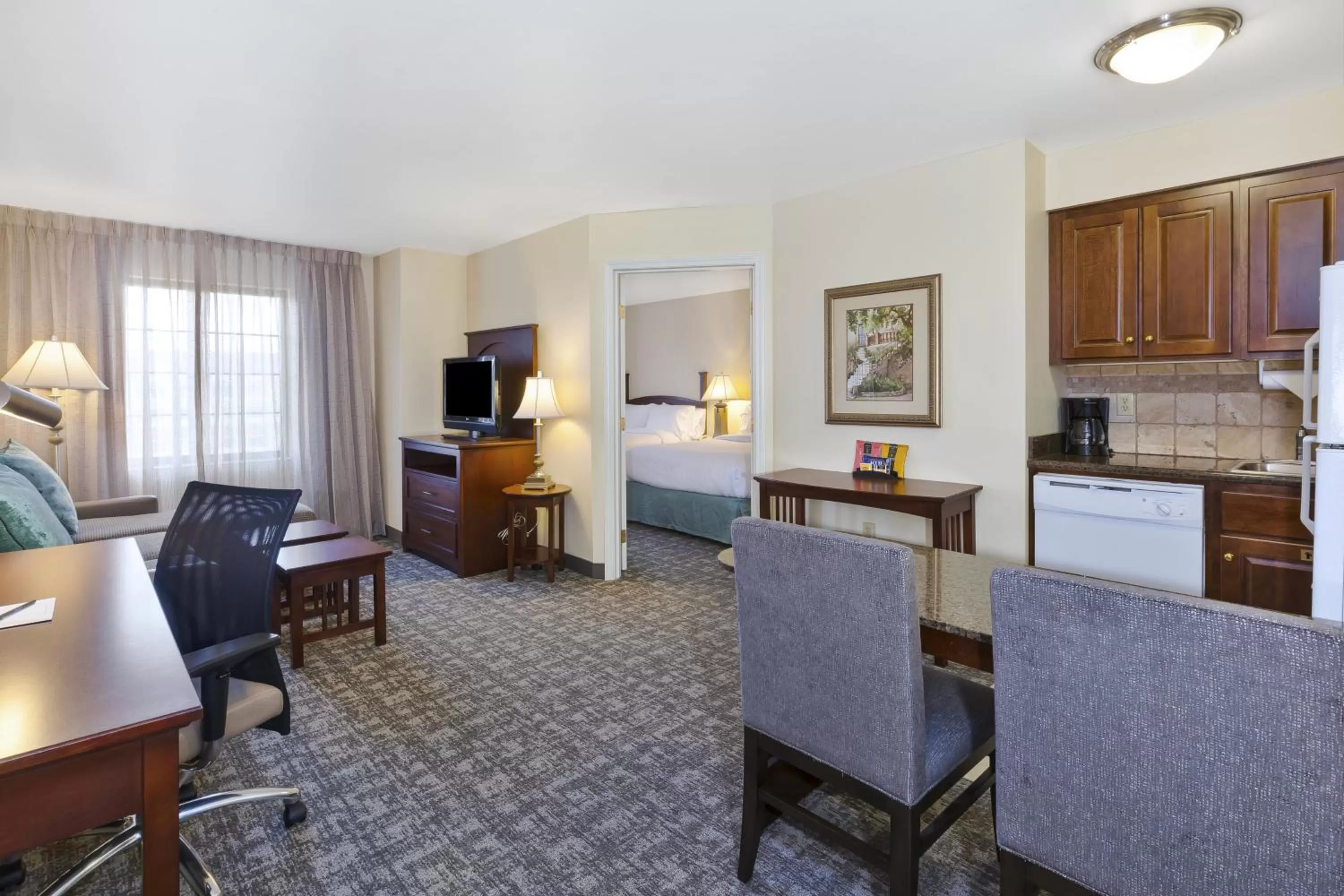 Photo of the whole room in Staybridge Suites Lansing-Okemos by IHG