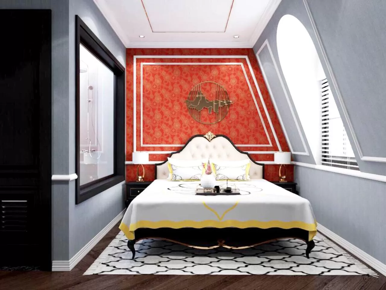 Bedroom in Halong Lavender Hotel