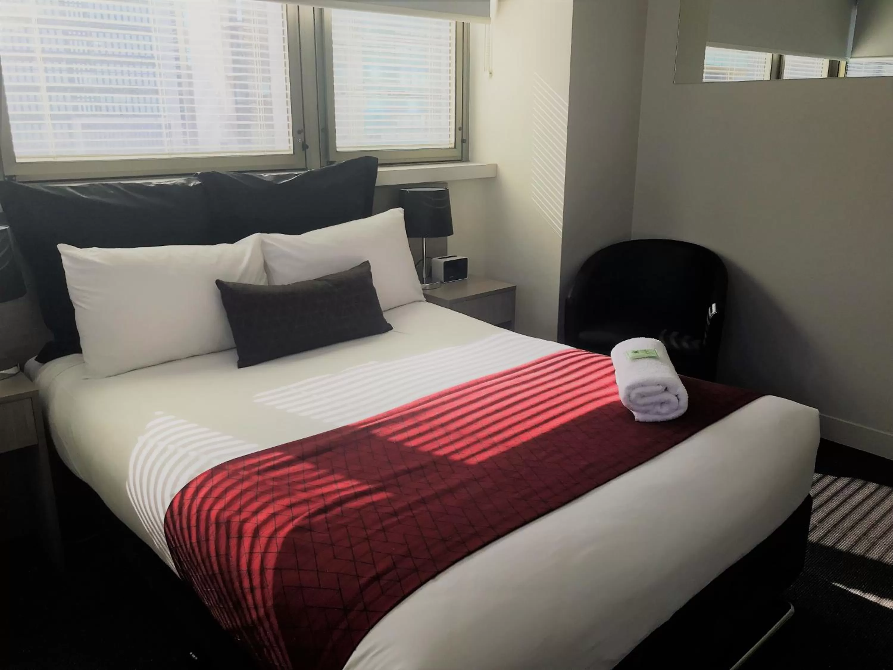 Bed in George Hotel Brisbane, Independent Collection by EVT
