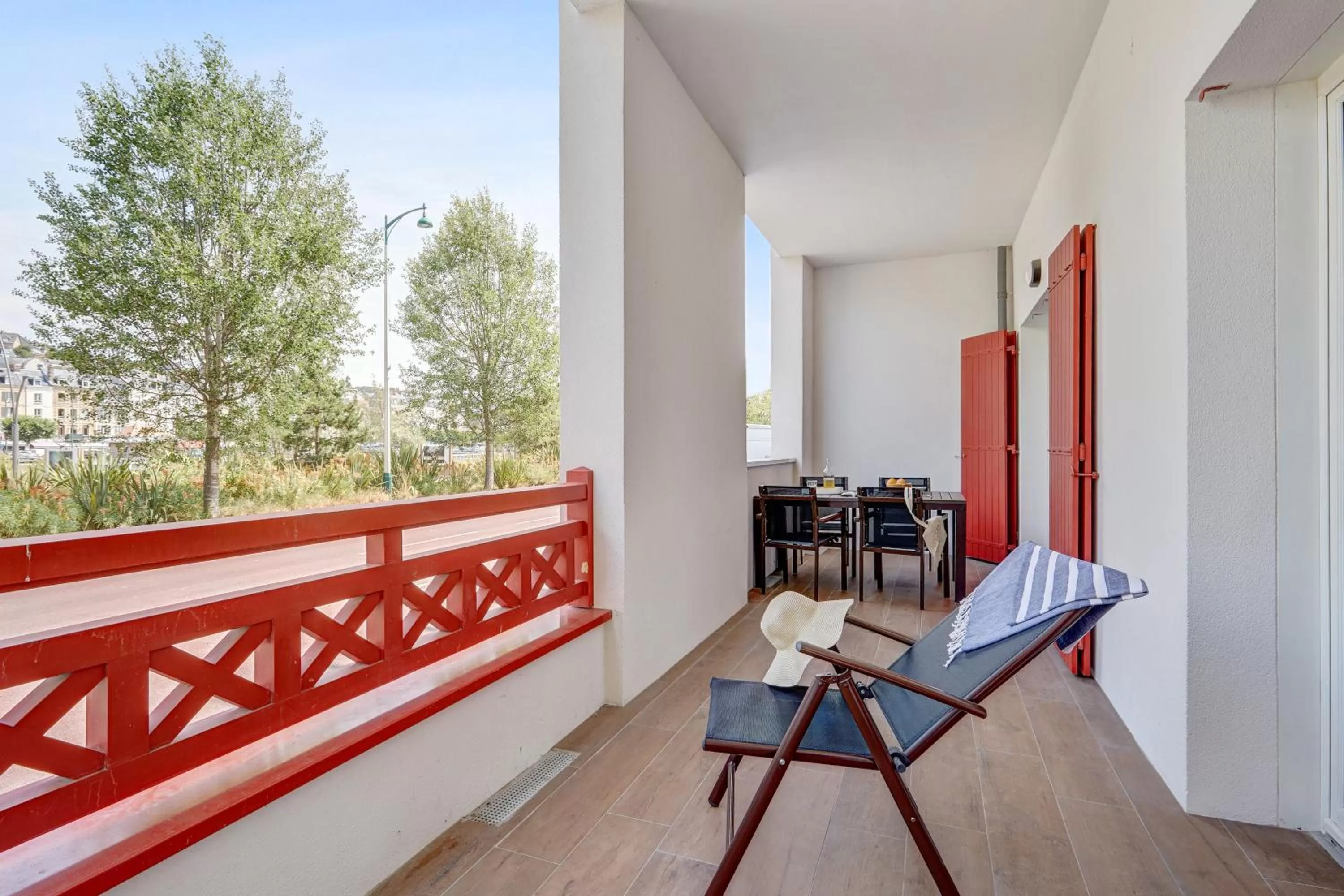 Patio in Résidence Pierre & Vacances Premium Presqu'Ile de la Touques