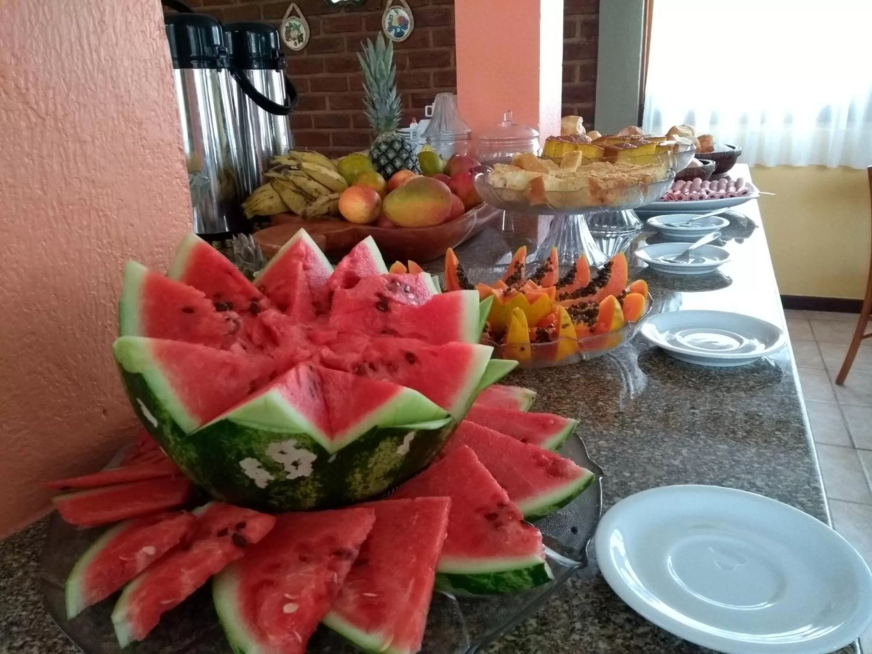 Breakfast in Pousada e Chale Porto Paraiso