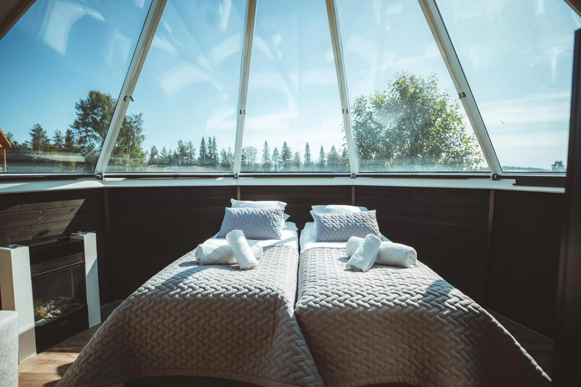 Bed in Apukka Resort