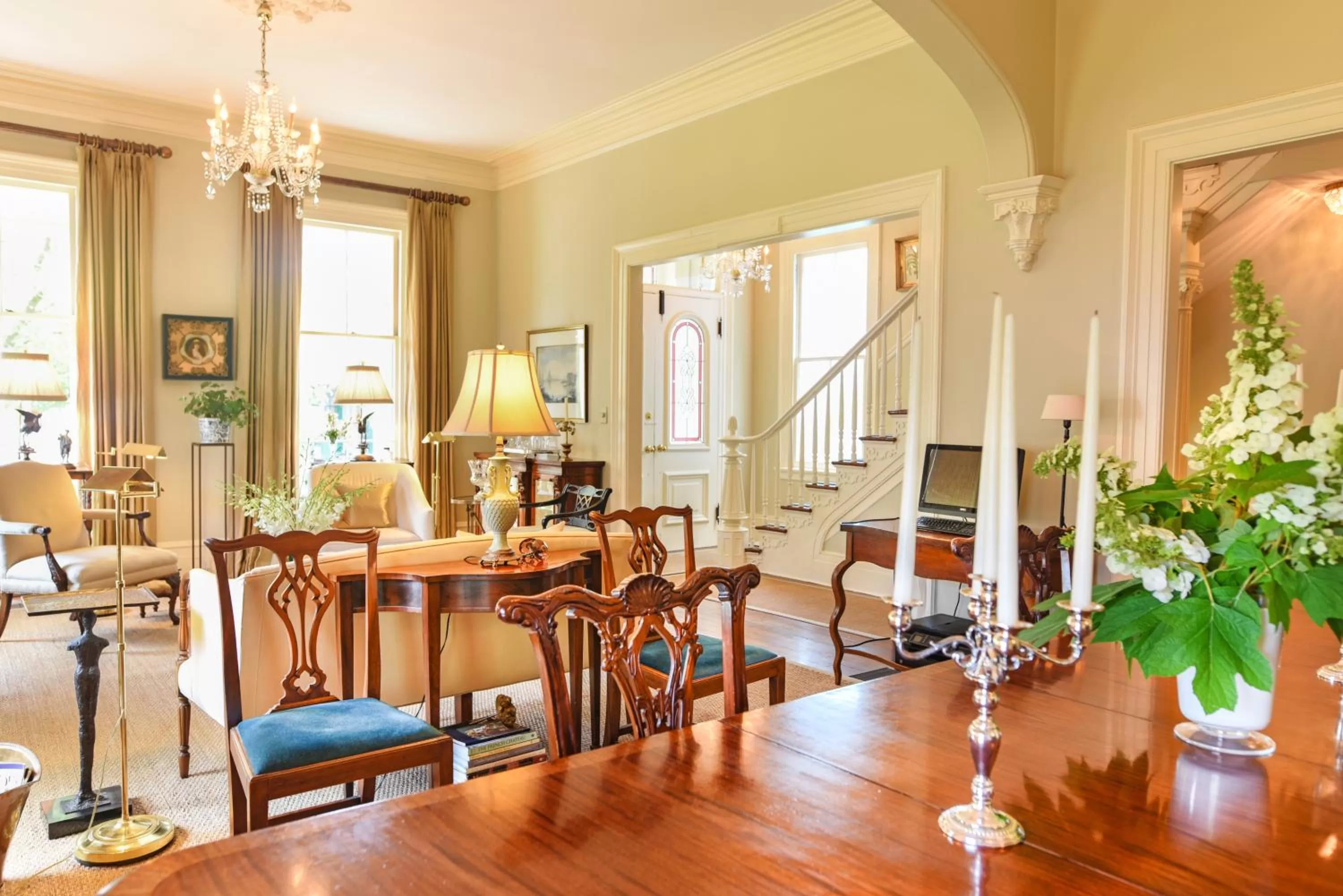 Communal lounge/ TV room in Catherine Ward House Inn