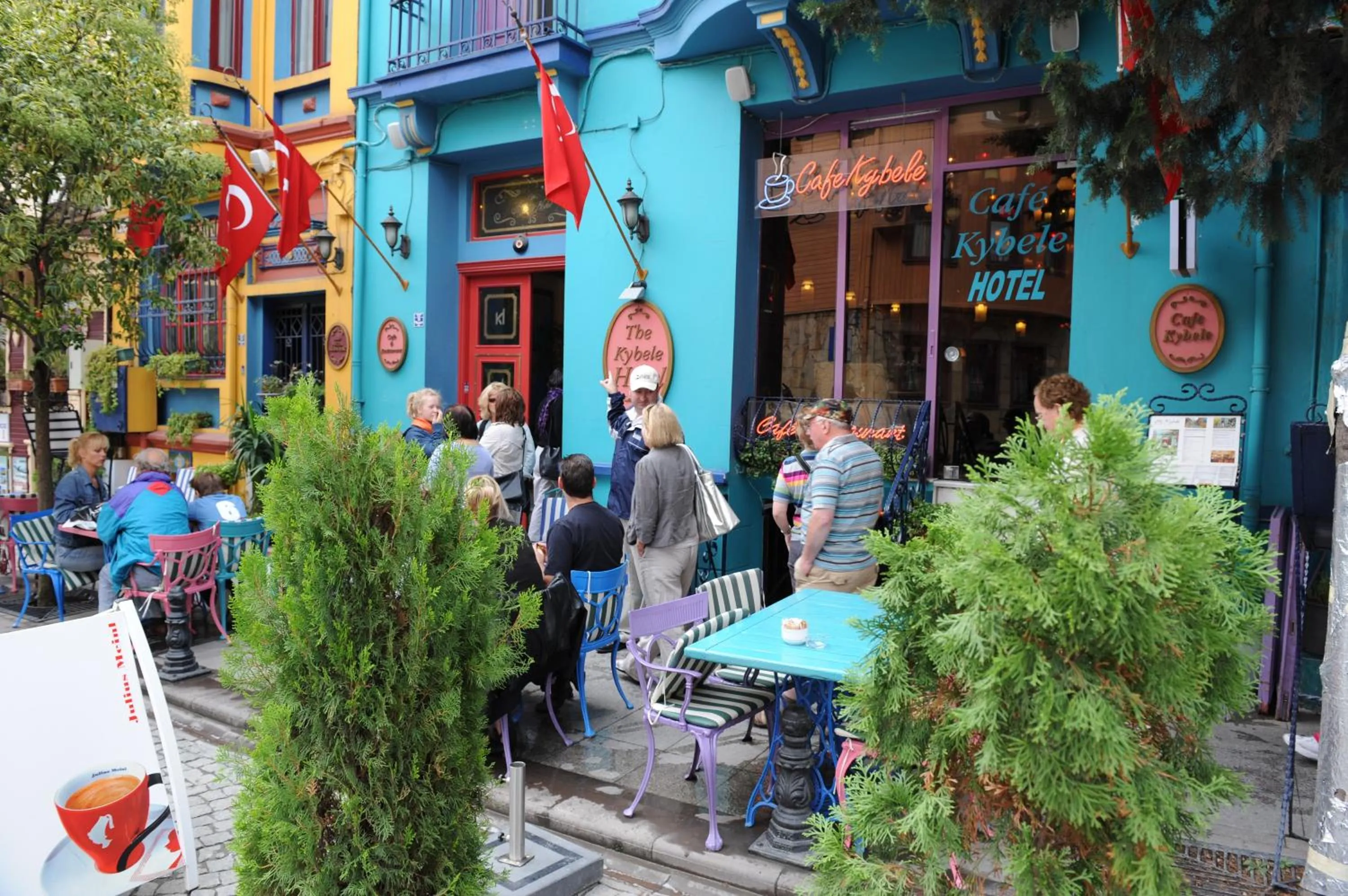 Facade/entrance in Kybele Hotel