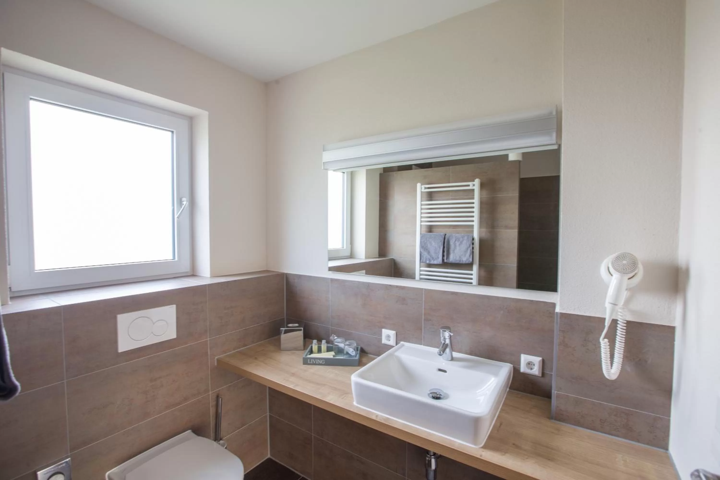 Toilet in Sonnenhalde Landgasthof Bieg