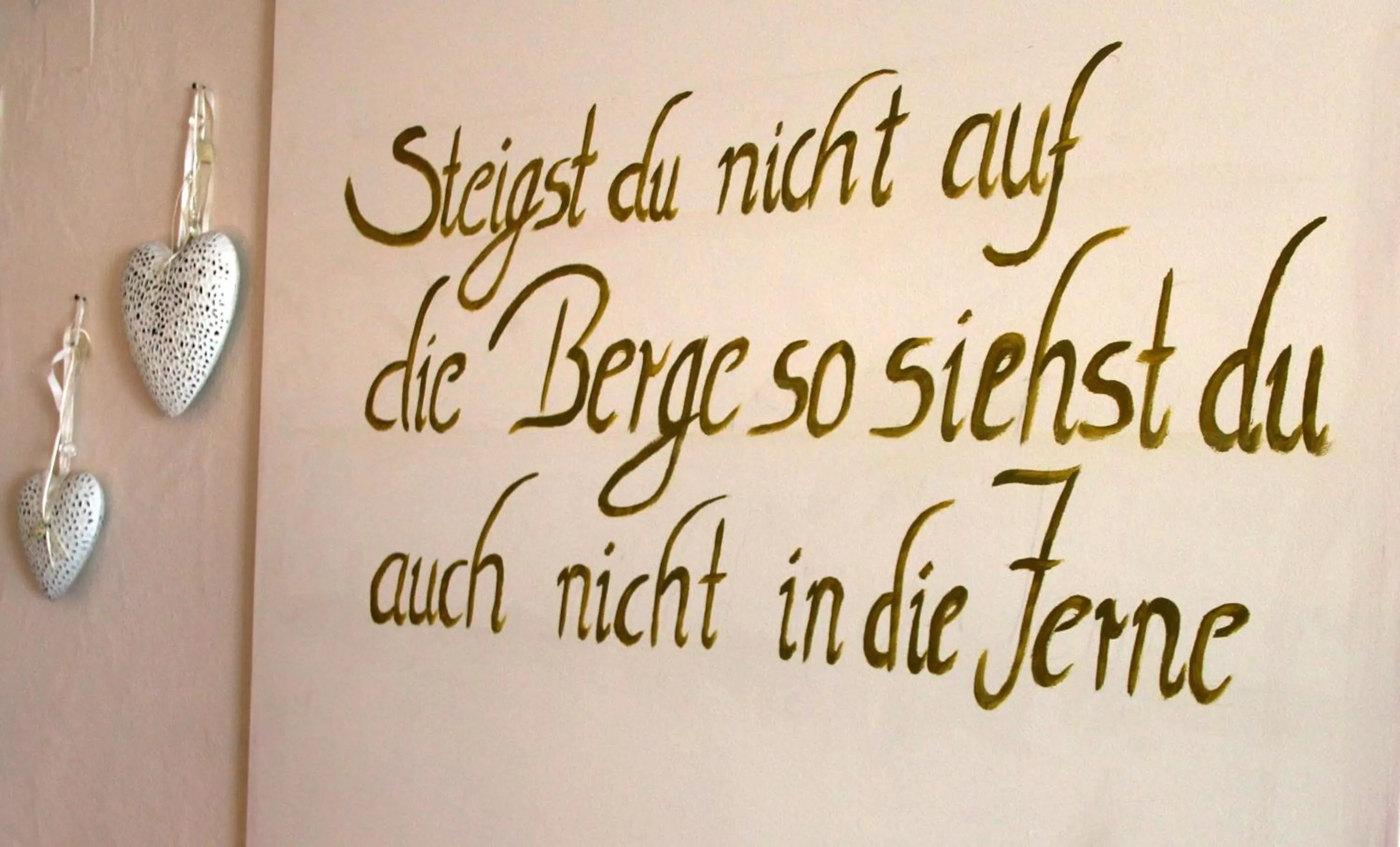 Decorative detail in Hotel Bannwaldsee