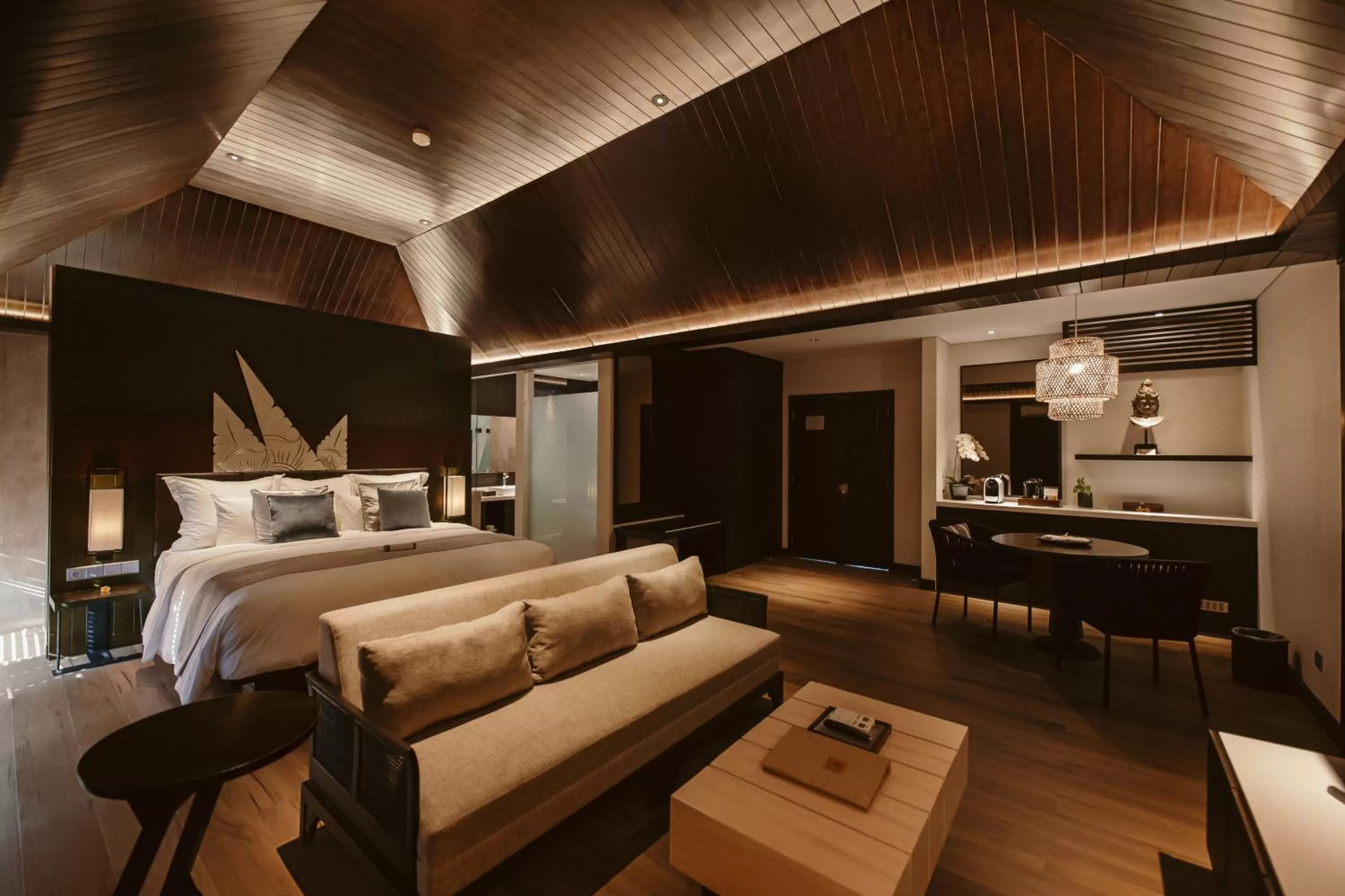 Living room, Bed in The Vira Bali Boutique Hotel & Suite