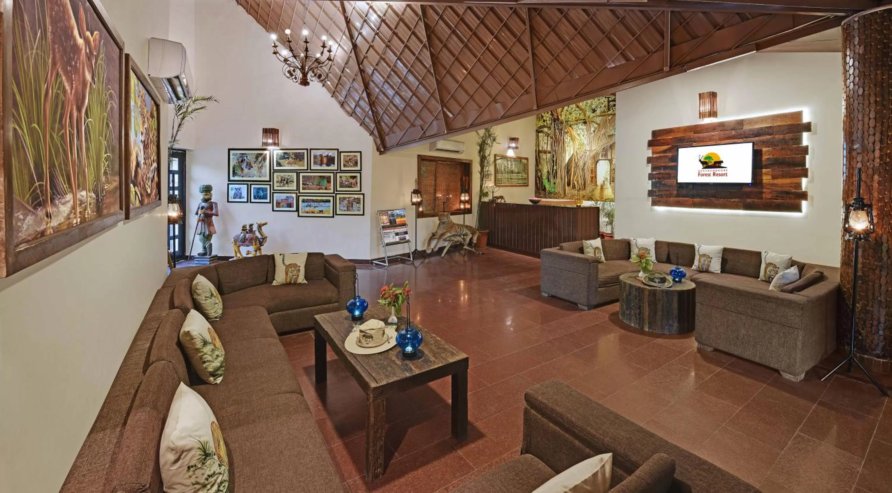 Lobby or reception in The Fern Ranthambore Forest Resort Rajasthan