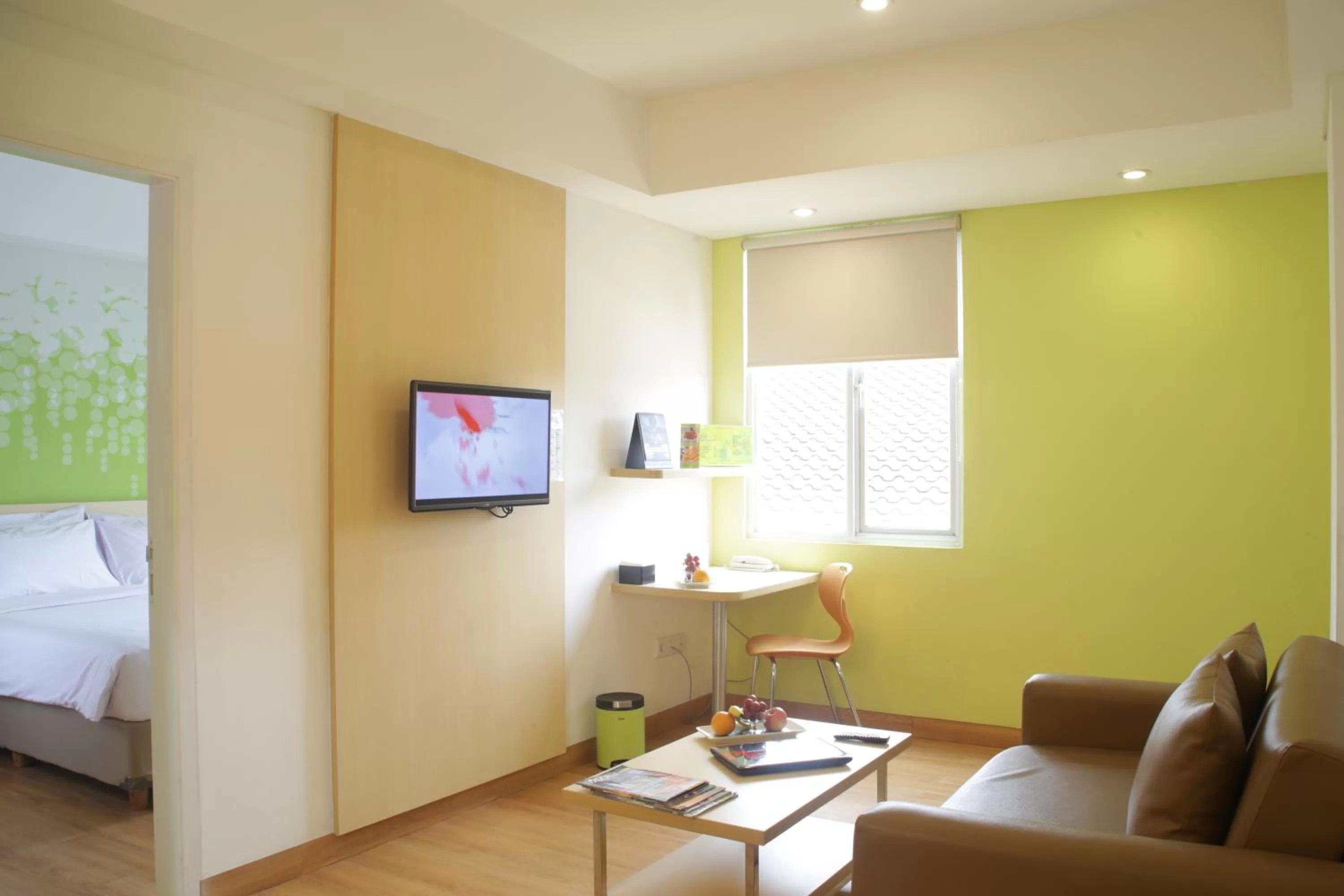 Living room, Bed in Zest Bogor by Swiss-Belhotel International