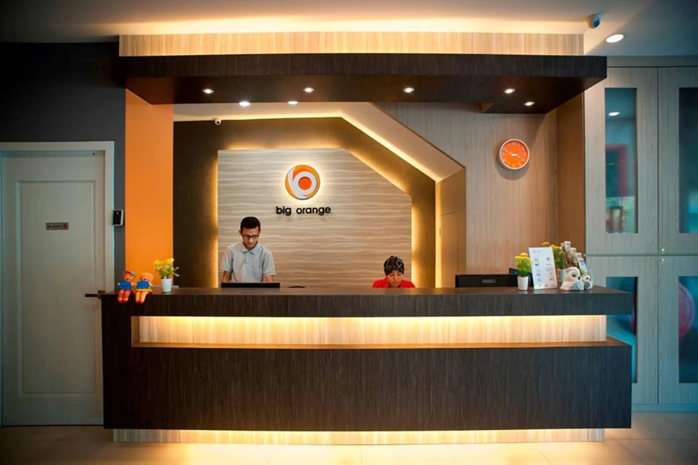 Lobby or reception in Big Orange Hotel Sungai Petani