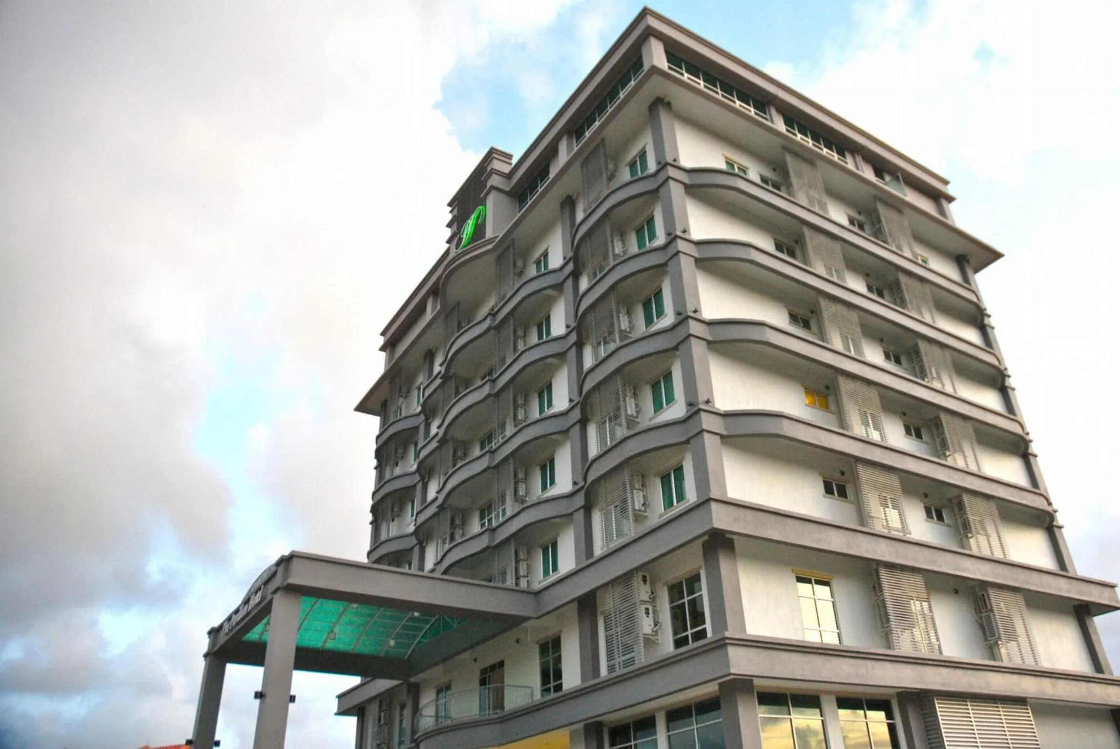 Facade/entrance in The Pavilion Hotel