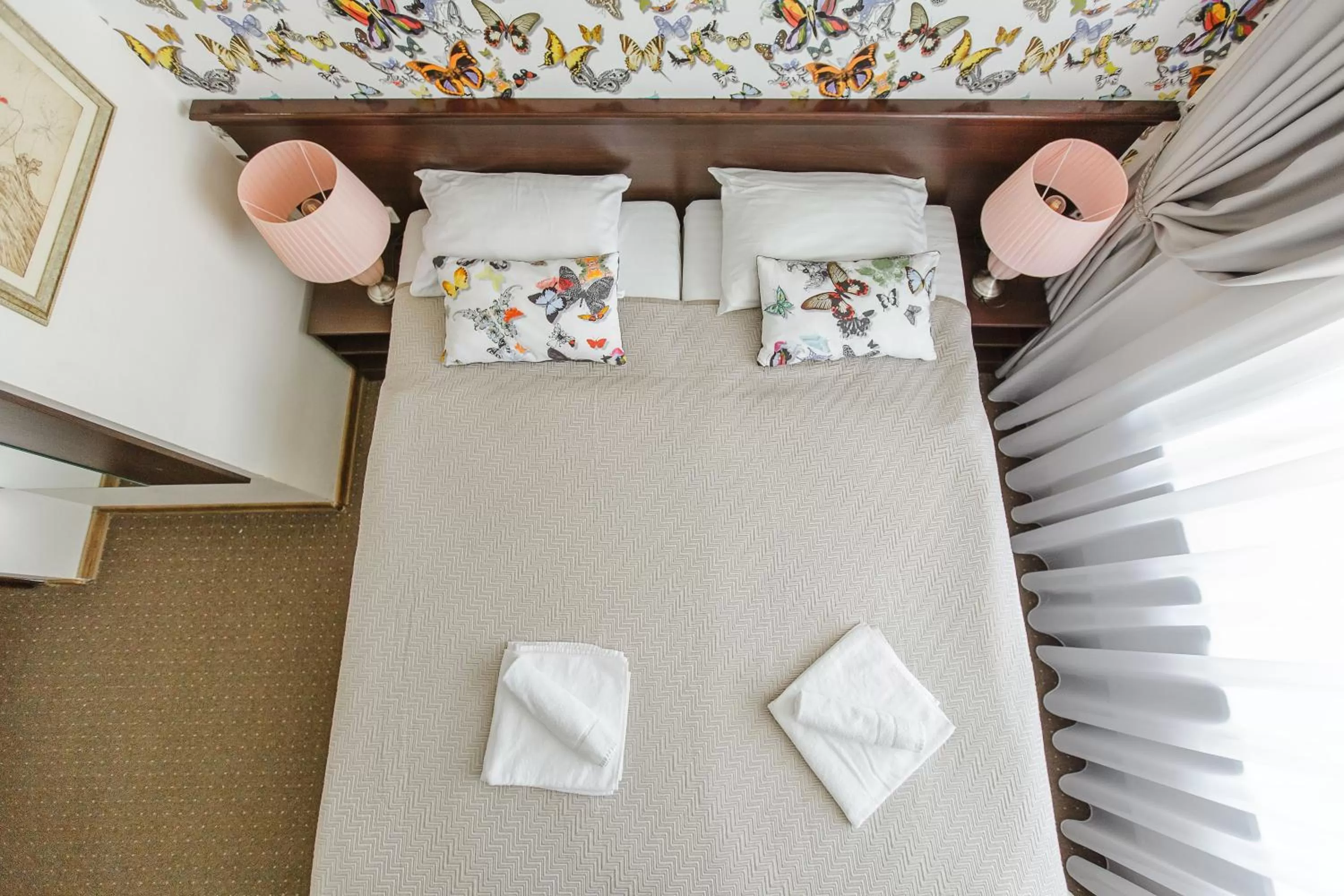 Bedroom, Bed in Old Town Hotel Bohema, Klaipėda