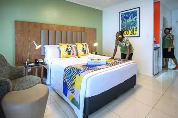 Deluxe Queen Room with Ocean View in Heritage Park Hotel